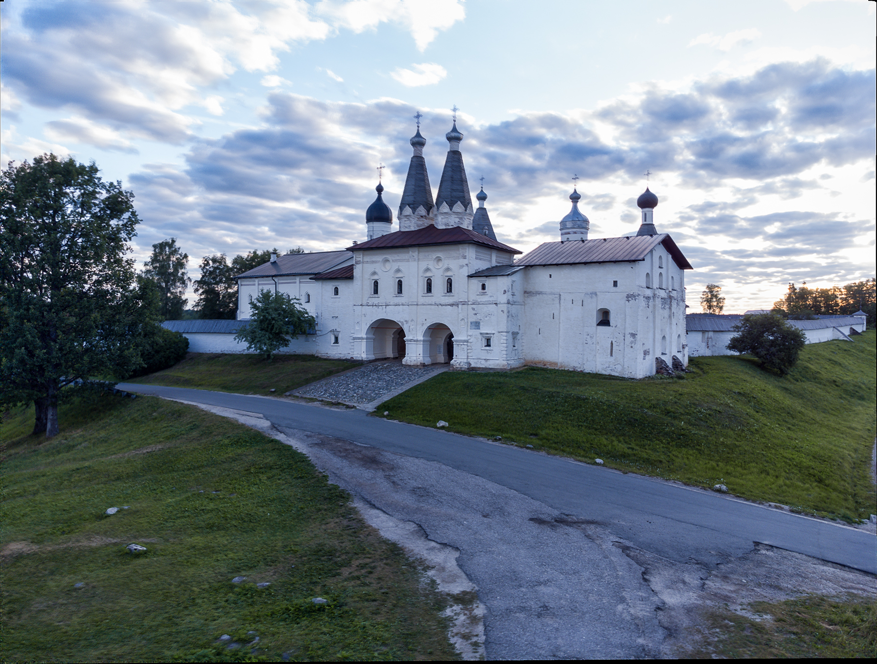 Ферапонтов монастырь, Россия,аэро,лето,архитектура, Лариса Дука