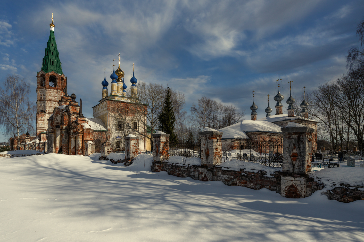 россия, село, деревня, дунилово, зима, храм, церковь, заброшка, кладбище, горицы, ивановская область, Томислав Ракичевич