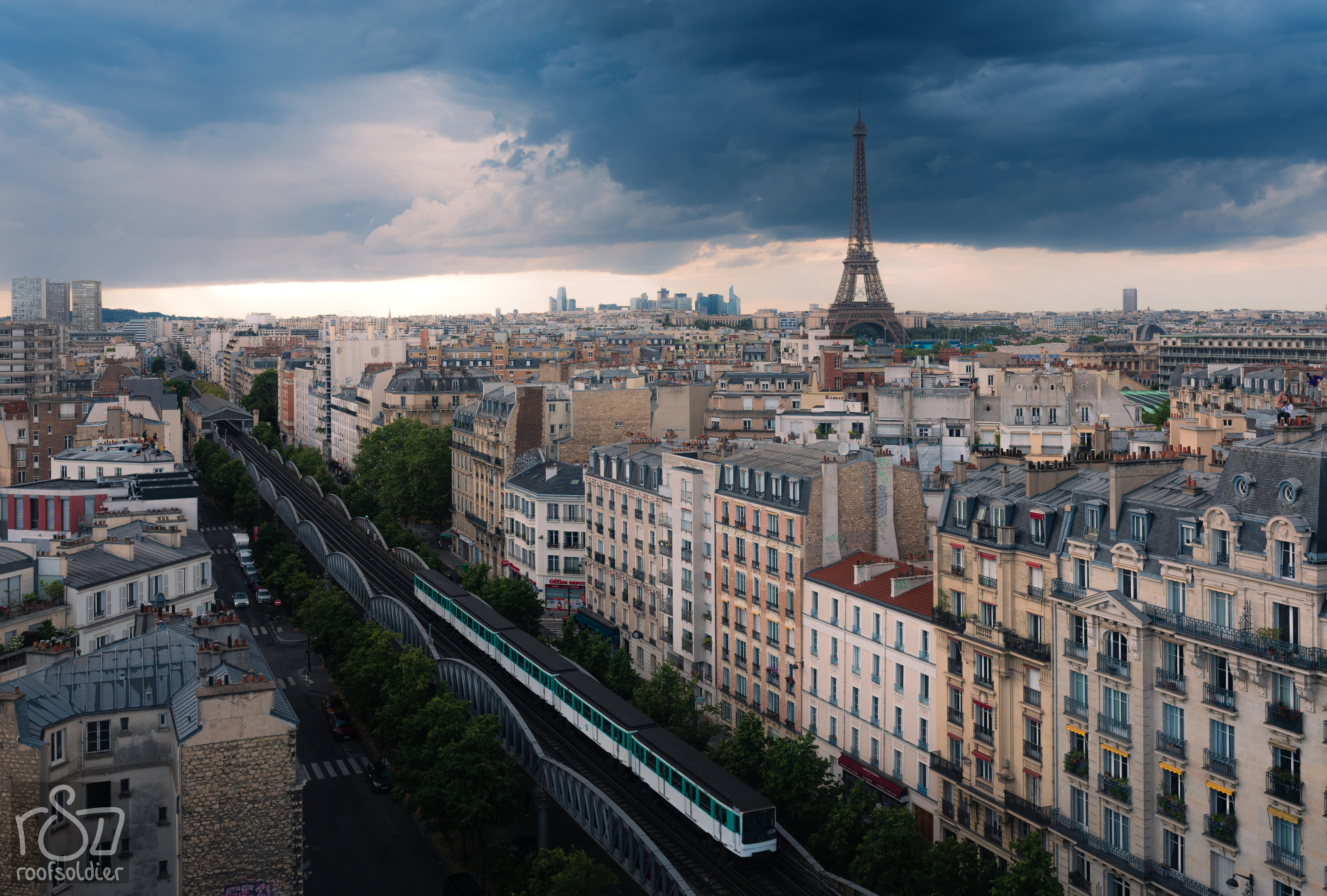 Paris, France, city, cityscape, urban, rooftop, panorama, Голубев Алексей