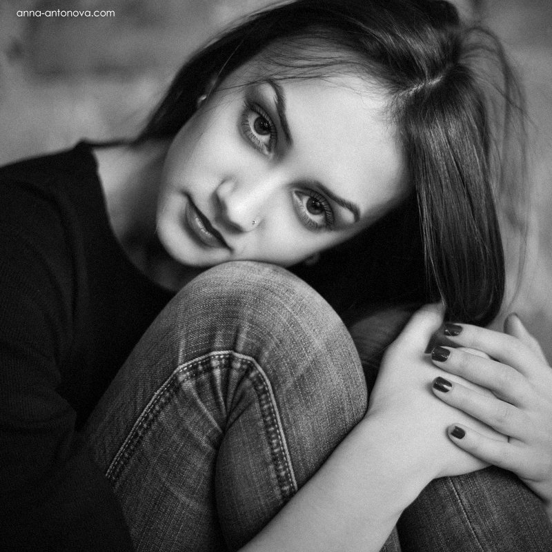 portrait, girl, studio, Анна Антонова