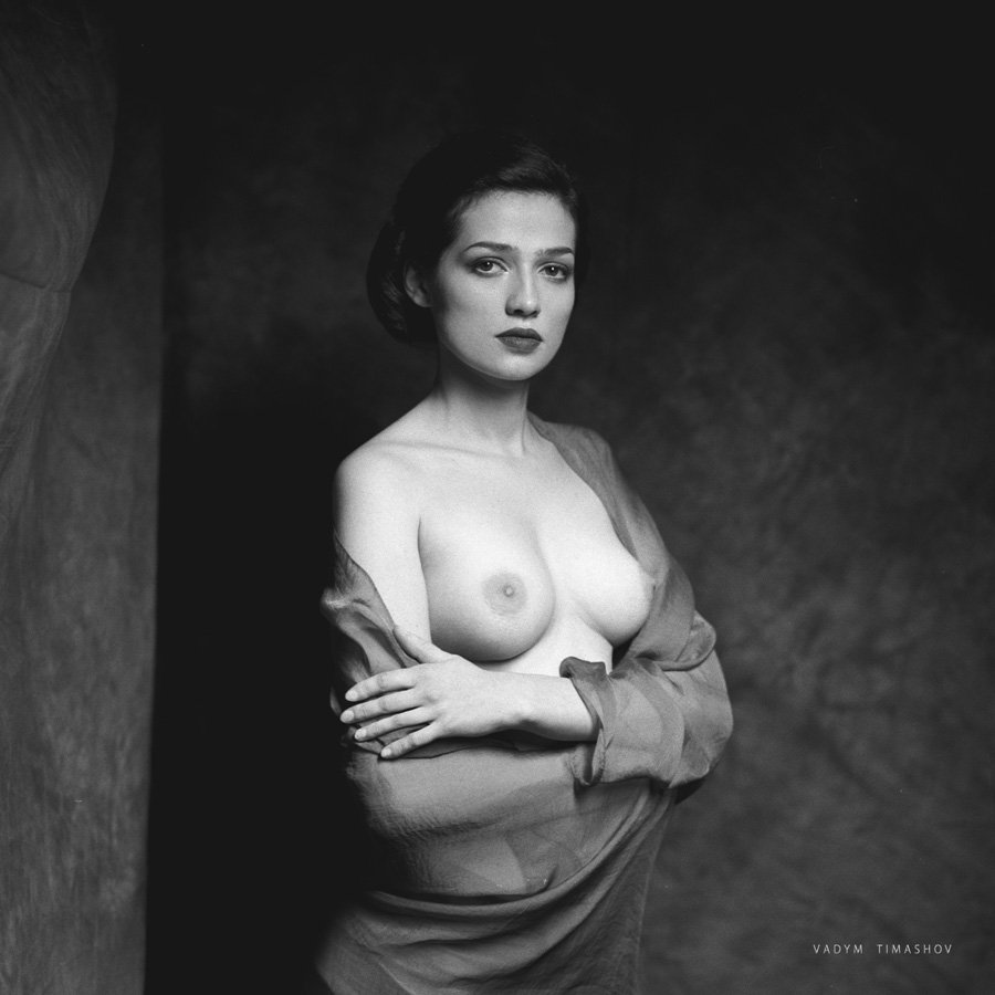 Art, Beauty, Black and white, Nude, Вадим Тимашов