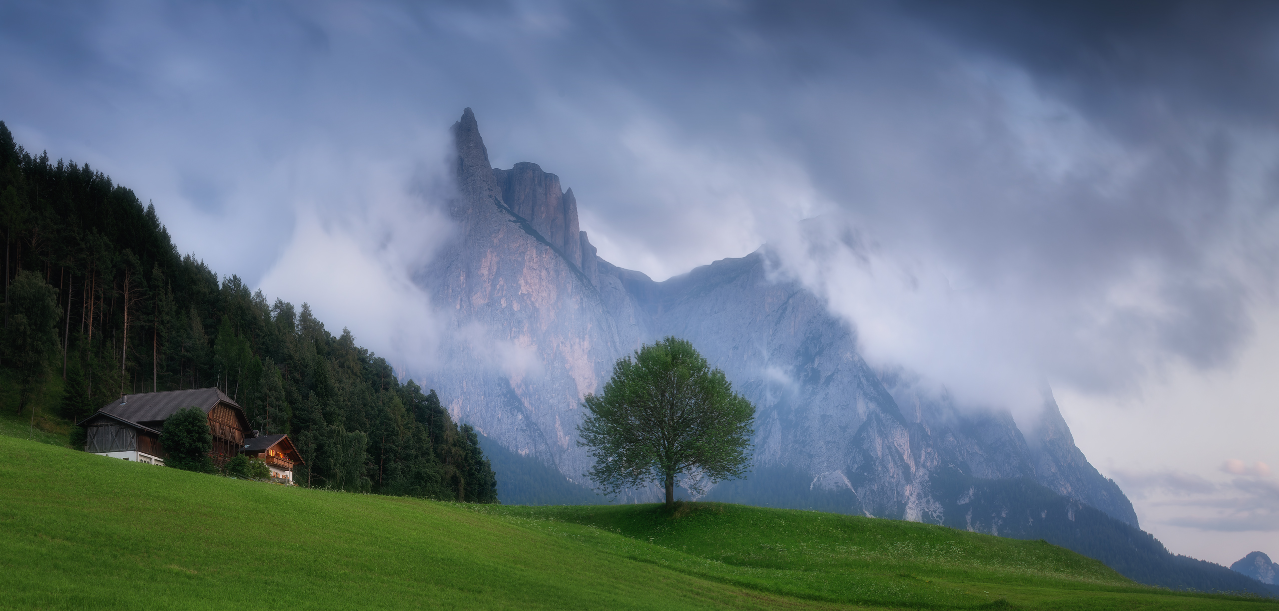 Dolomites, South Tyrol, Sciliar, Schlern, mountains, Матюшенков Евгений