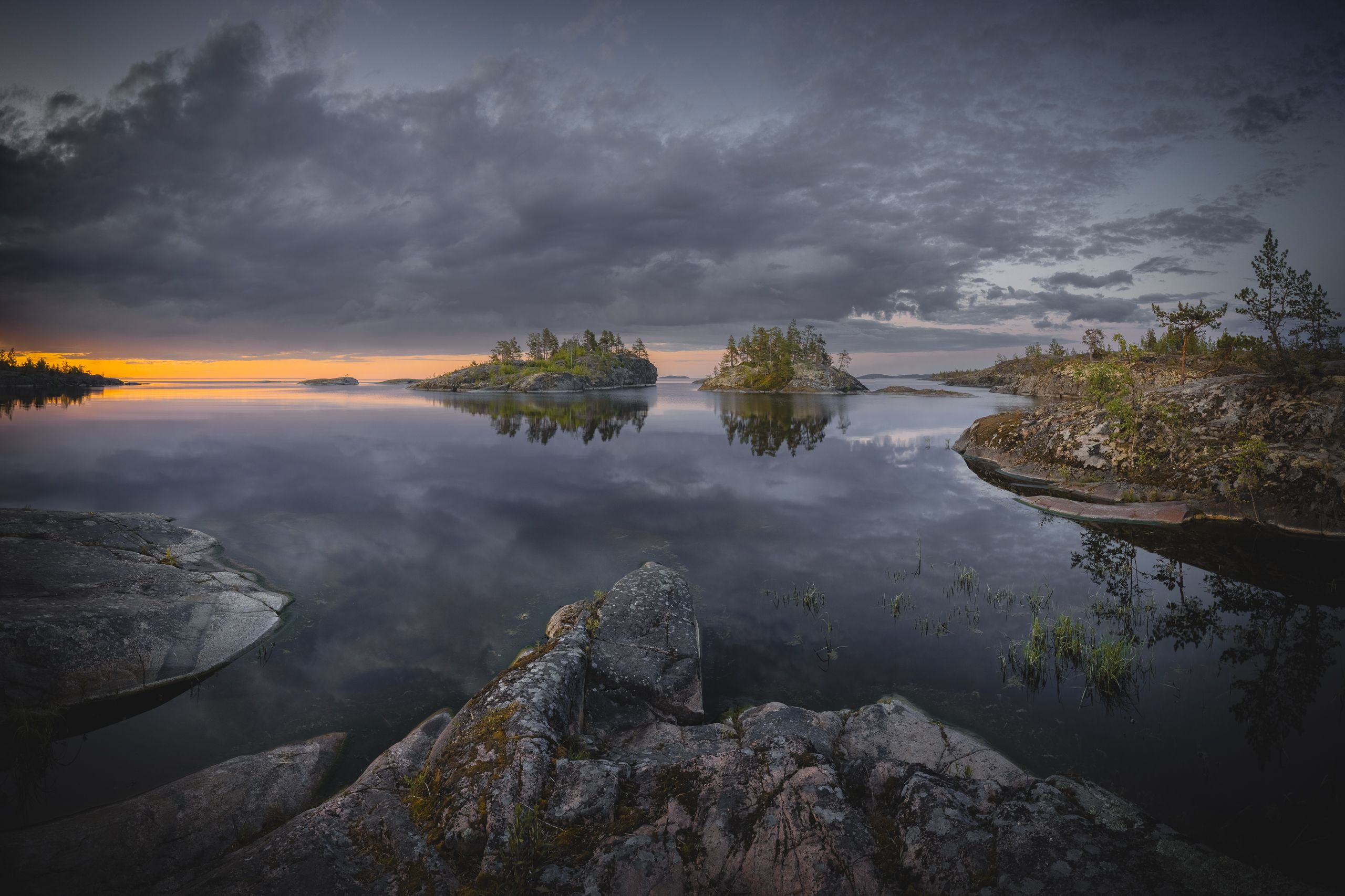 ладожские шхеры, пейзаж, восход, Mikhail Ioannisian