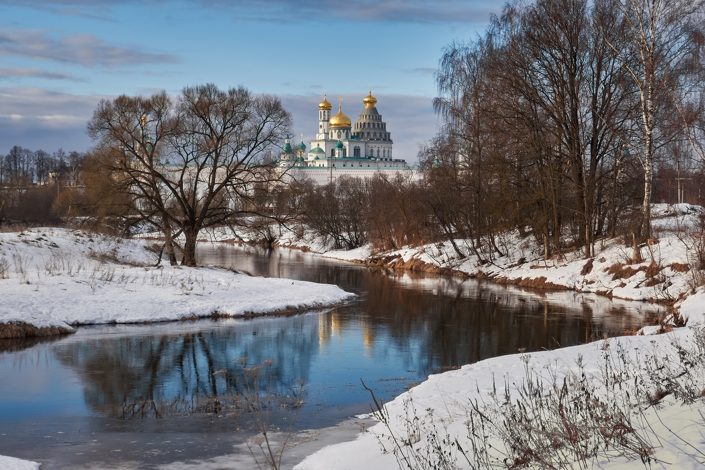 река истра, весна, новый иерусалим, Медведев Александр