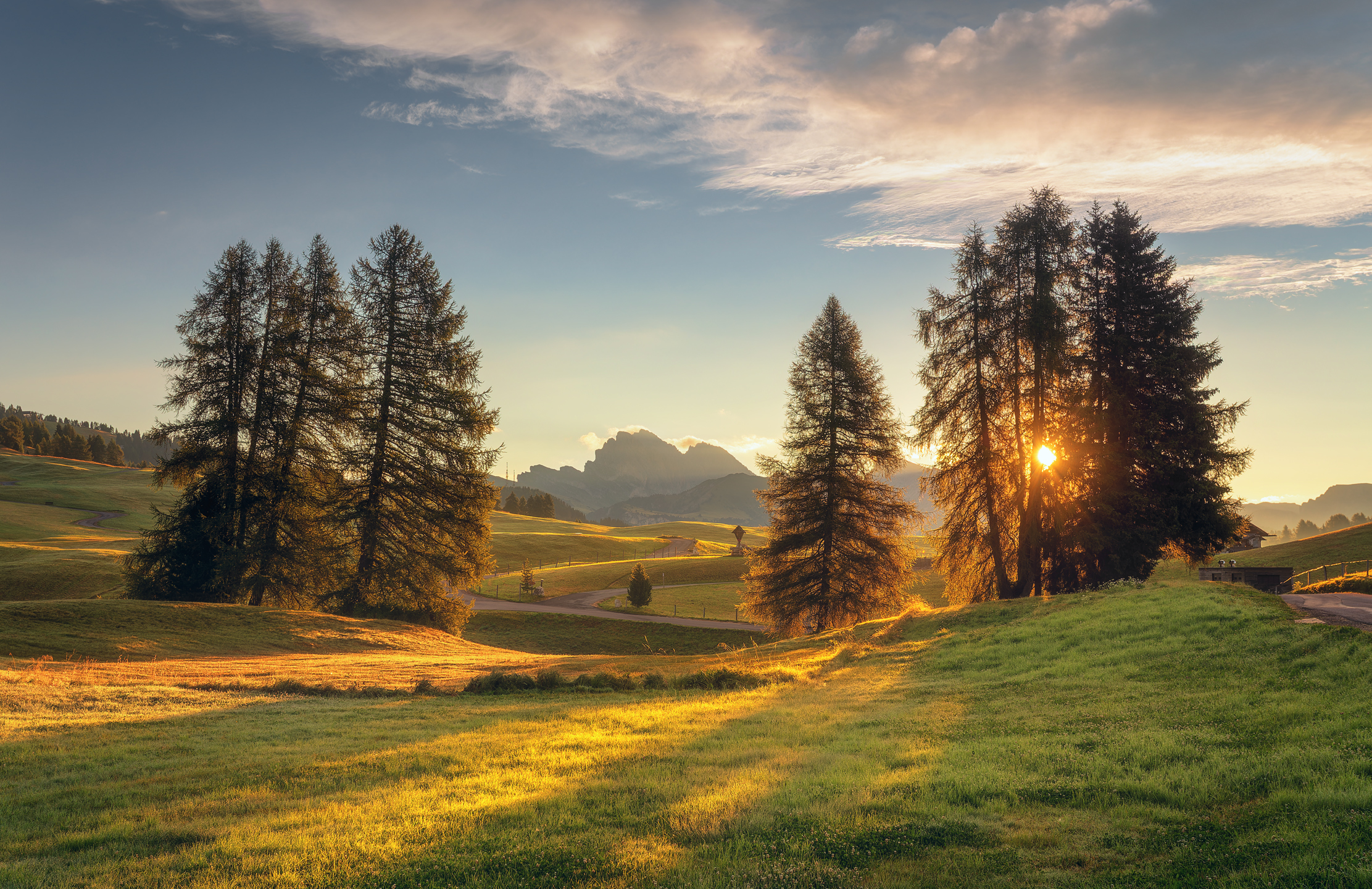 Alpe di Siusi, Dolomites, South Tyrol, mountains, Матюшенков Евгений