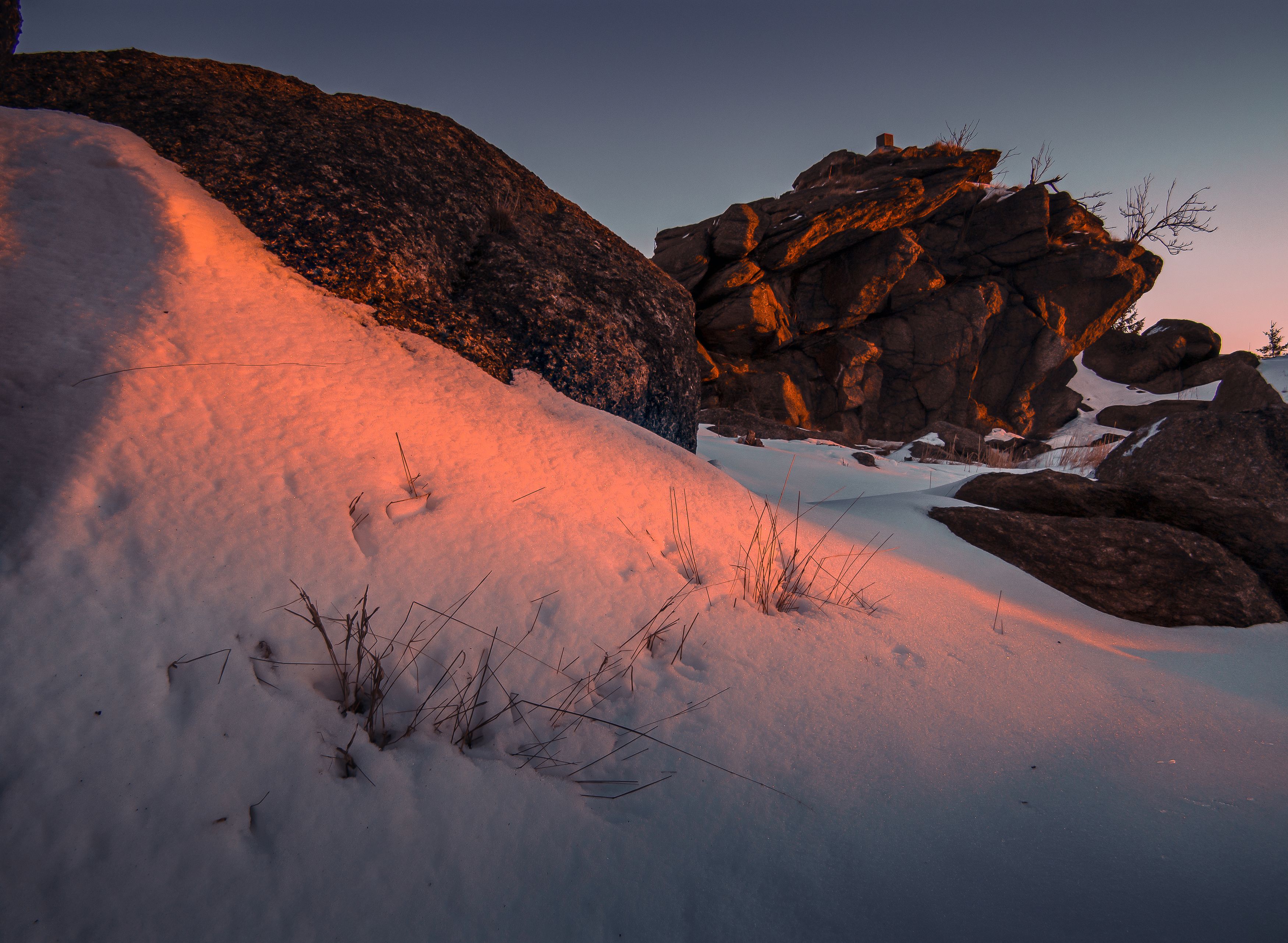 czech,czechia,ore mountains,krusne hory,sunrise,snow,winter,light,rocks,landscape,mountains, Slavomír Gajdoš