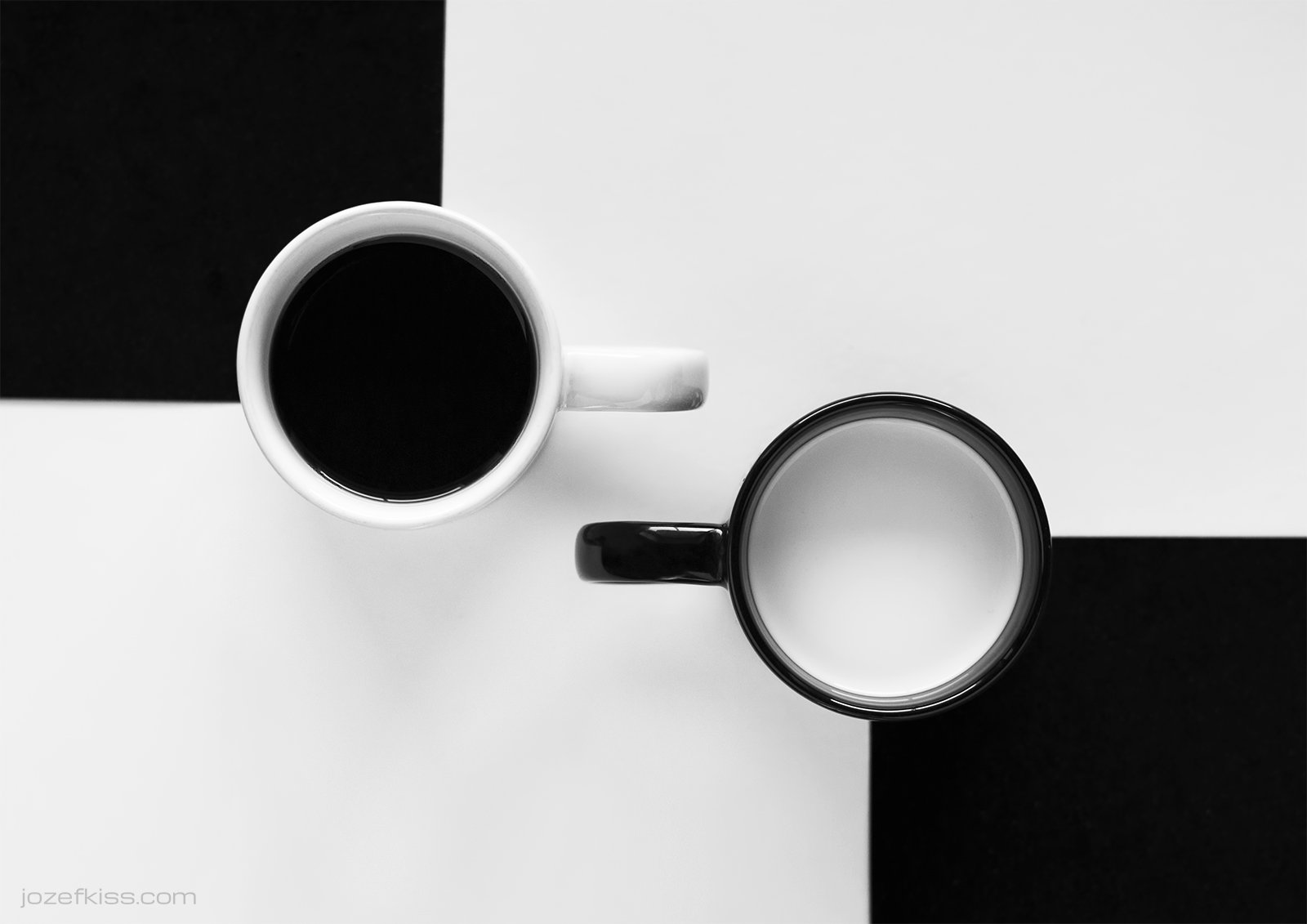 Black & white, Coffee, Jozef kiss, Jozefkiss.com, Milk, Photography, Still life, Jozef Kiss