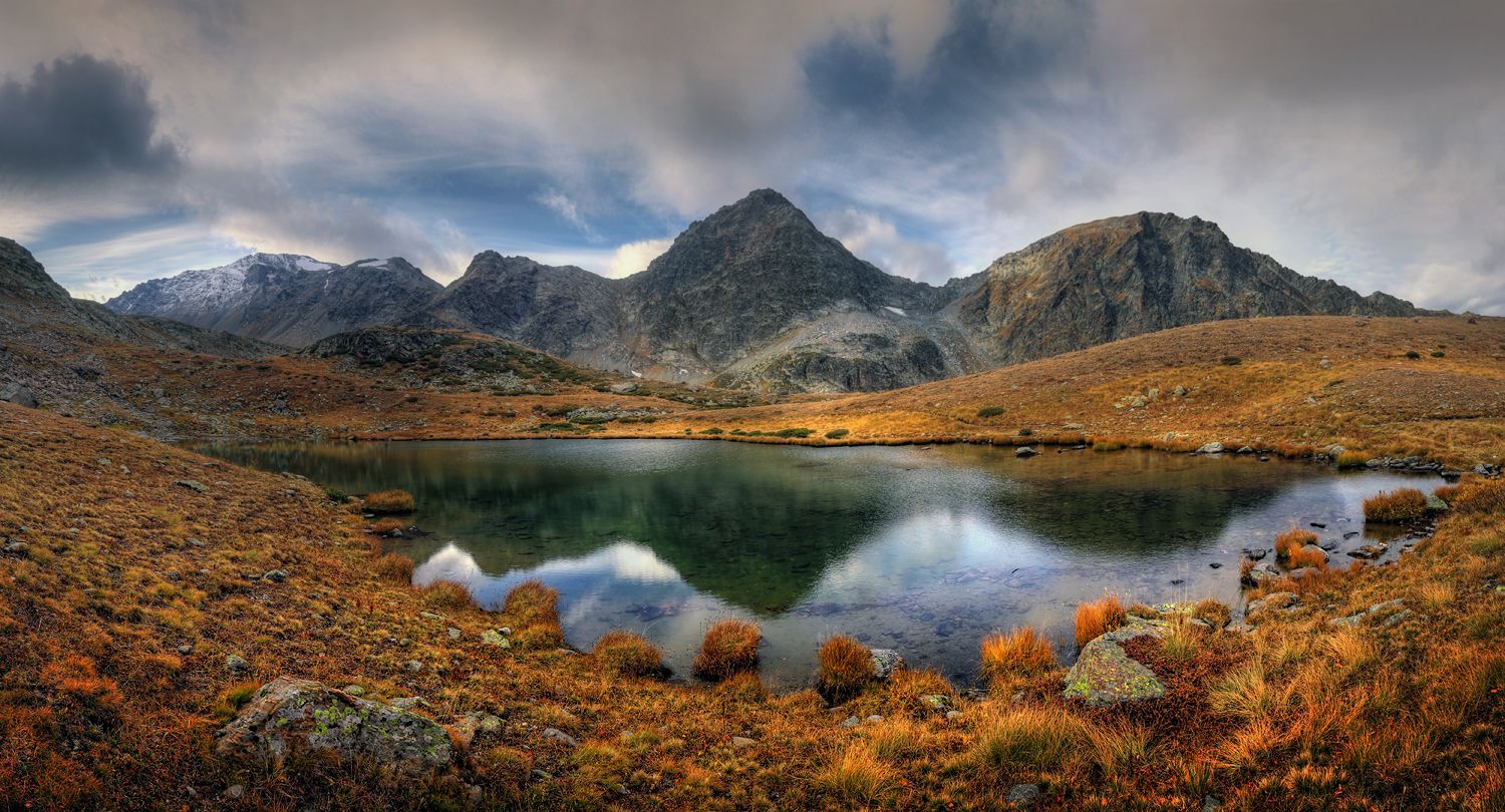 горы, озеро, Архыз, Карачаево-Черкесия, Кавказ, Александр Бархатов