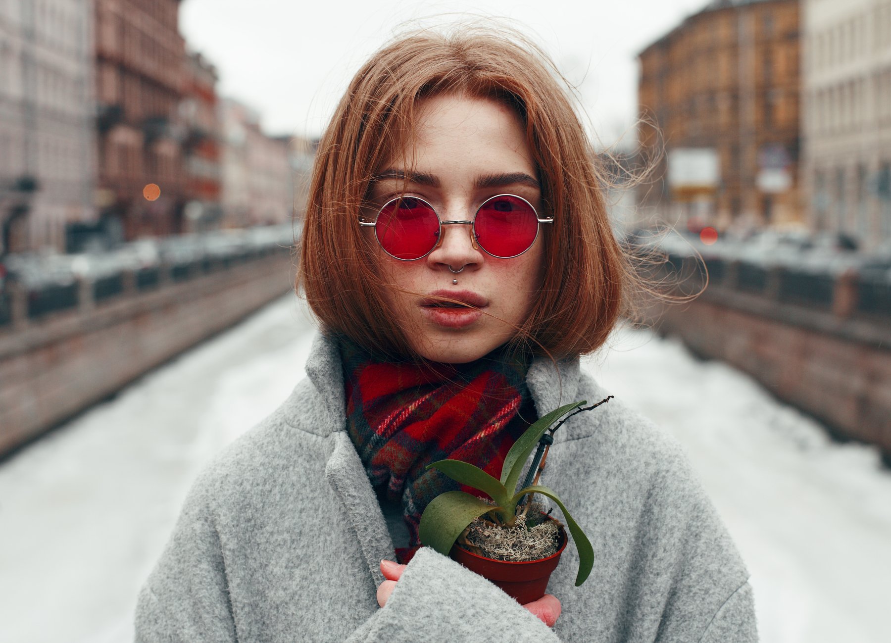 girl, street, spb, saint-petersburg, glasses, Роман Филиппов