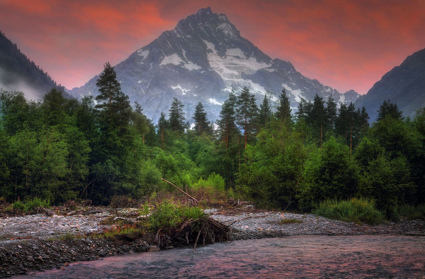 пейзаж горы Кавказ Архыз Псыш Пшыш , Александр Бархатов