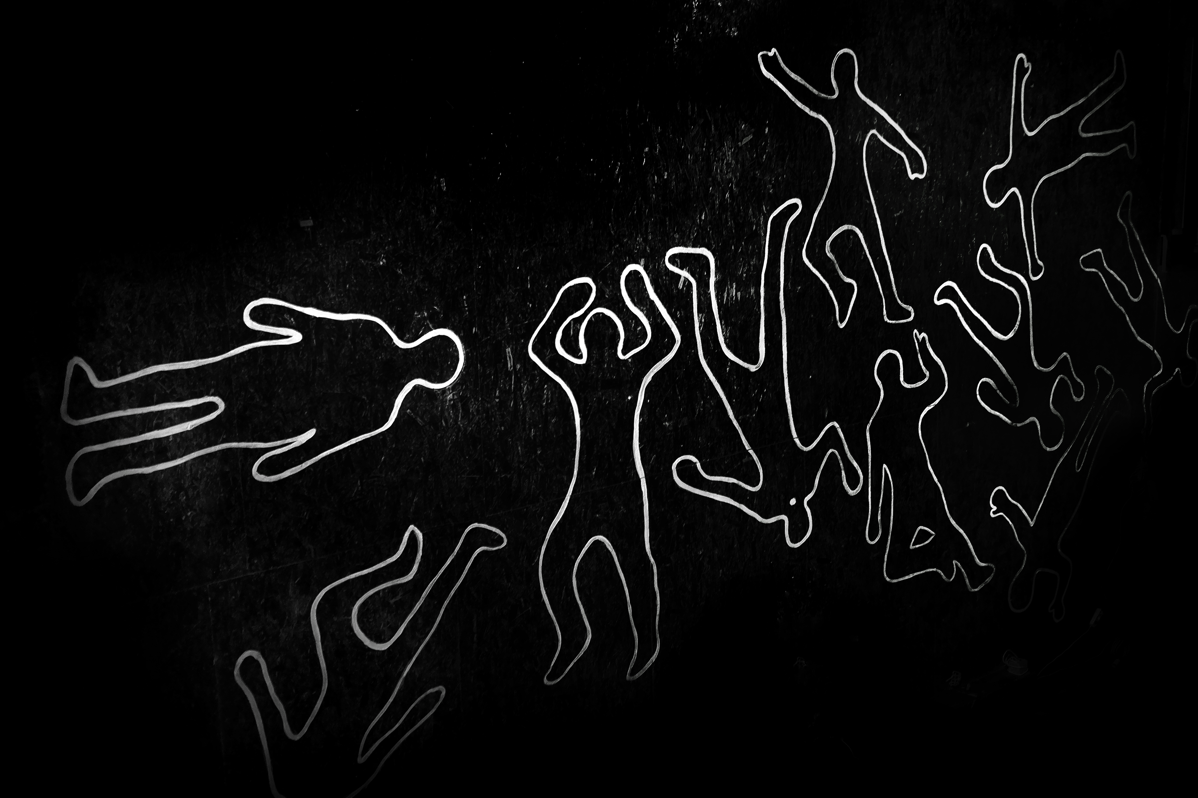 контур, человек, тьма, Зорин Миша