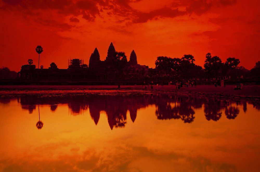 Angkor, Asia, Asian, Cambodia, Down, Earlybird, Lake, Land, Landscape, Sleepwalker, Sun, Sunrise, Sunset, Water, Tomek Jungowski