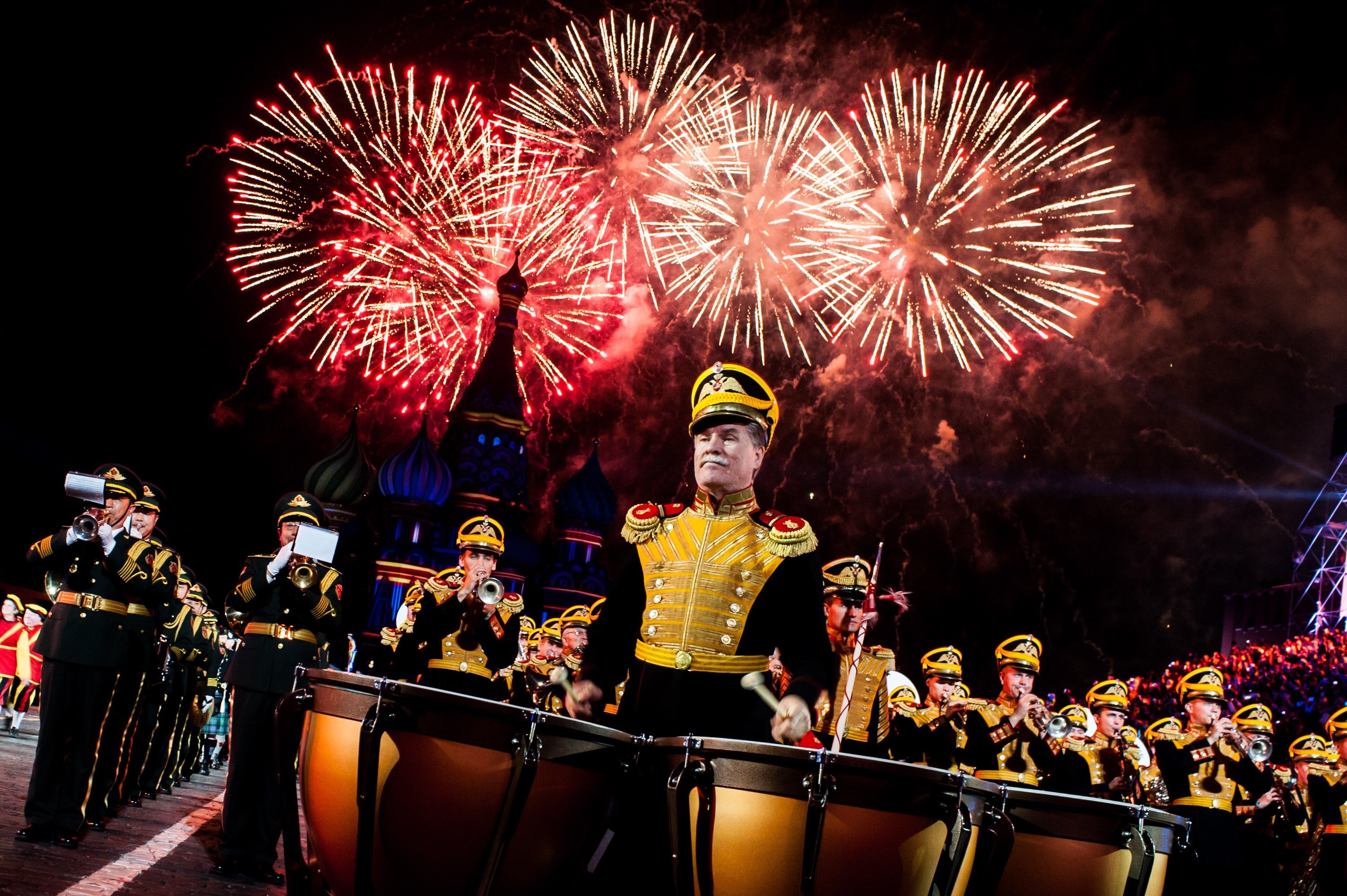 Спасская башня, красная площадь, салют, fireworks, drums, spasskaya tower, red square, Igor Ivanko