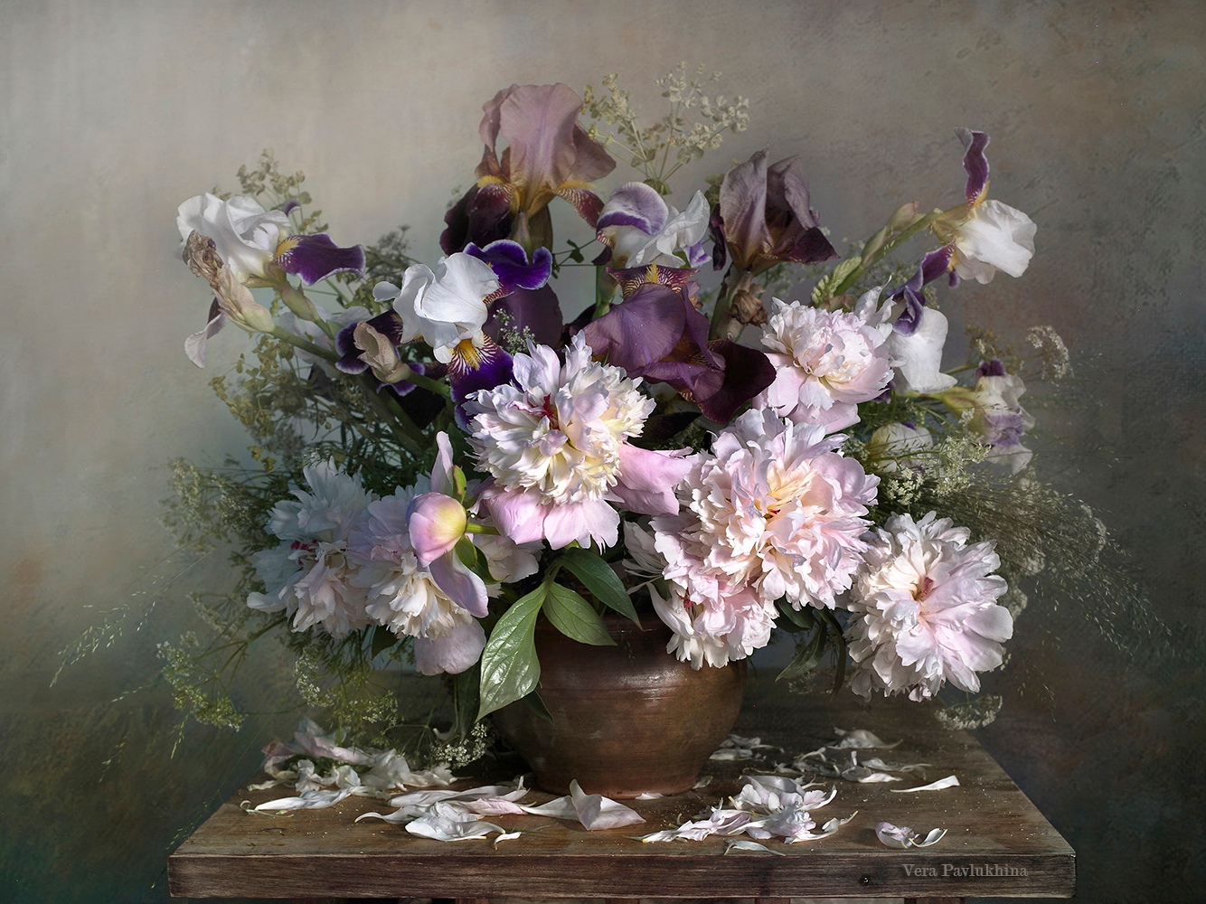 натюрморт, вера павлухина, цветы, пионы, Вера  Павлухина