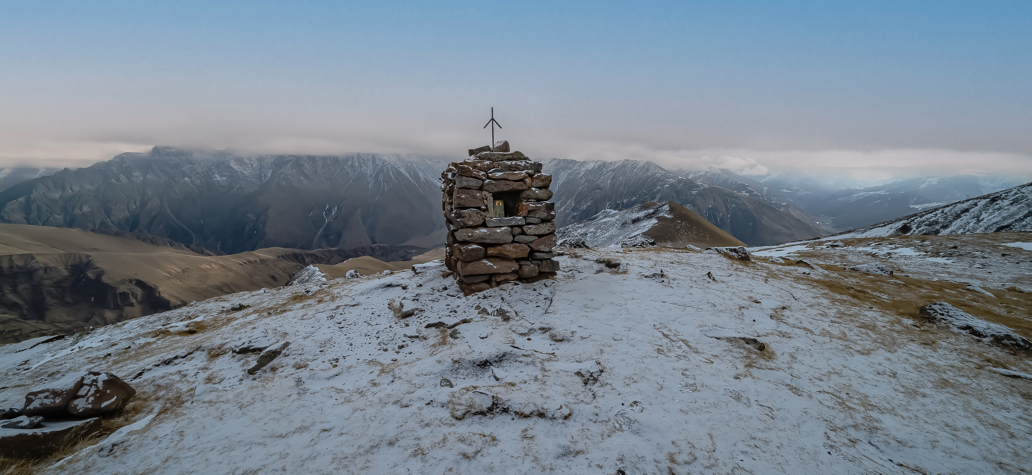 Грузия, Казбеги, Степанцминда, гора Казбек, Гаврилов Юрий
