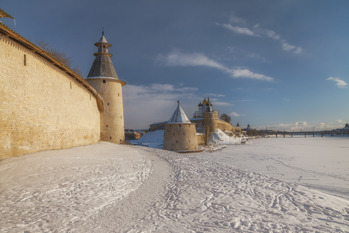 зима, небо, природа, Liliya Semenova