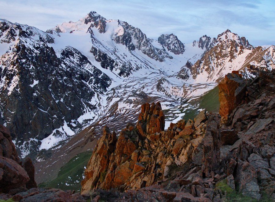 горы, утро, заилийский алатау, талгарский перевал, Михаил Попов