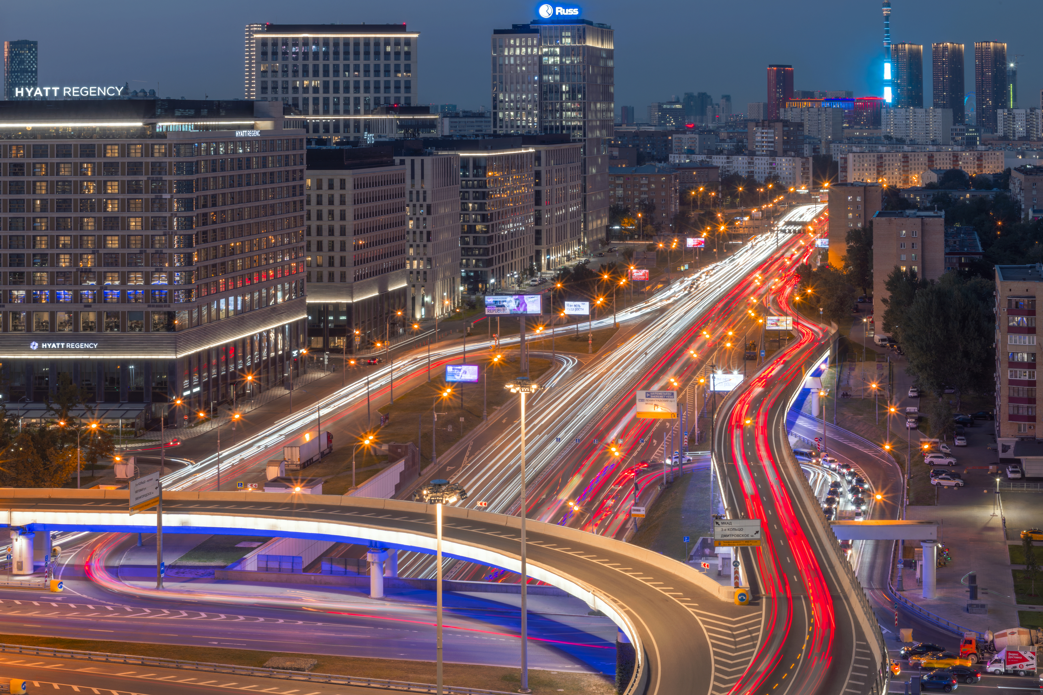 Москва, ночь, движение, Всеволод Чуванов