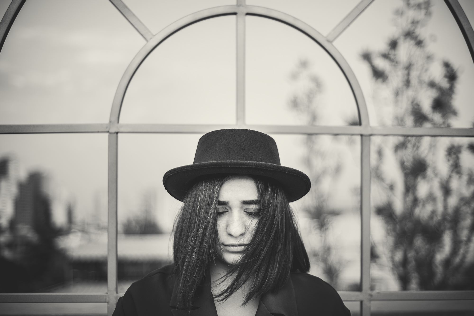 pooryarafiezade پوریا رفیعیزاده hair hat bw,  Poorya Rafiezade