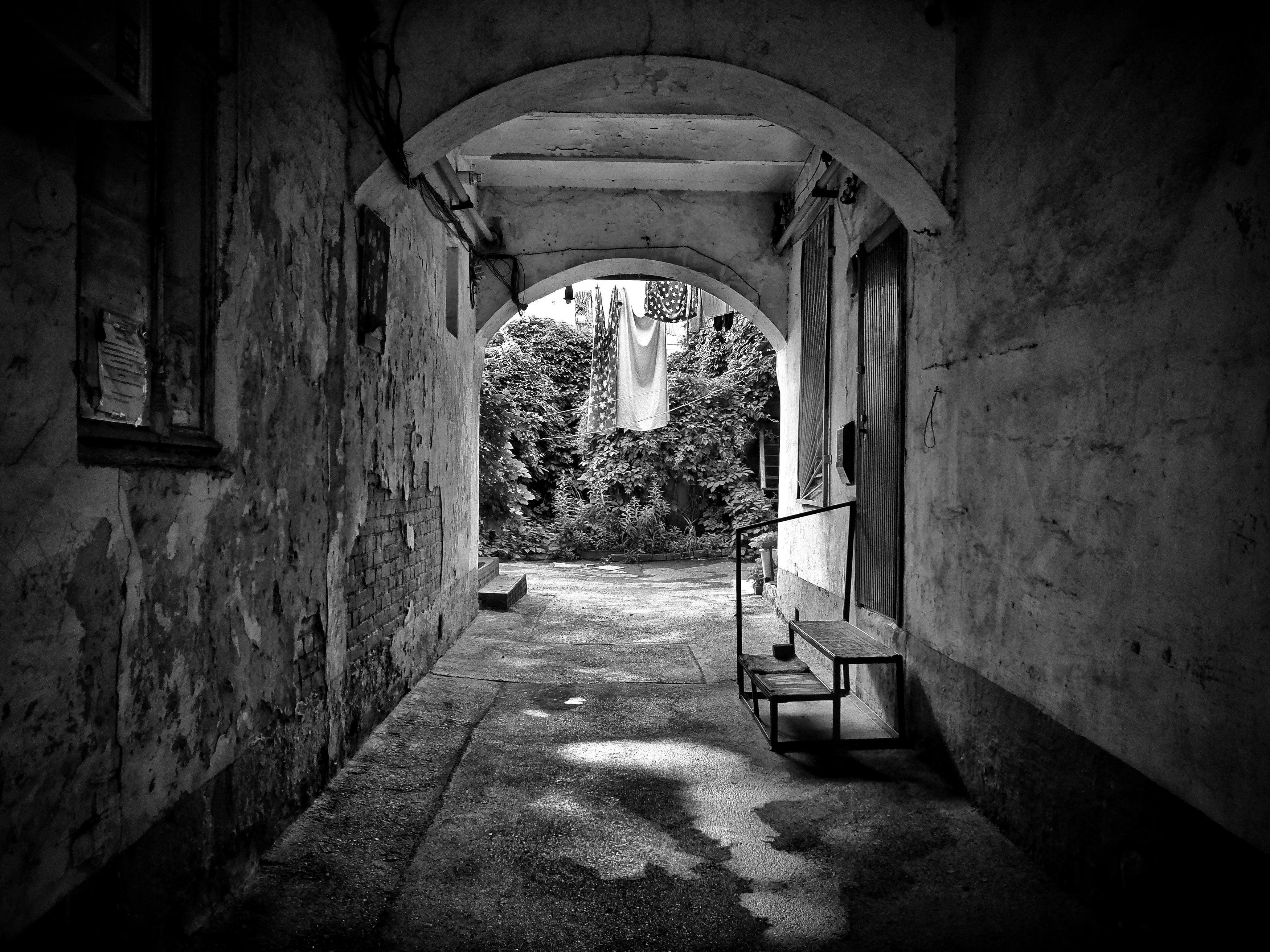 арка, проход, свет, улица, Зорин Миша