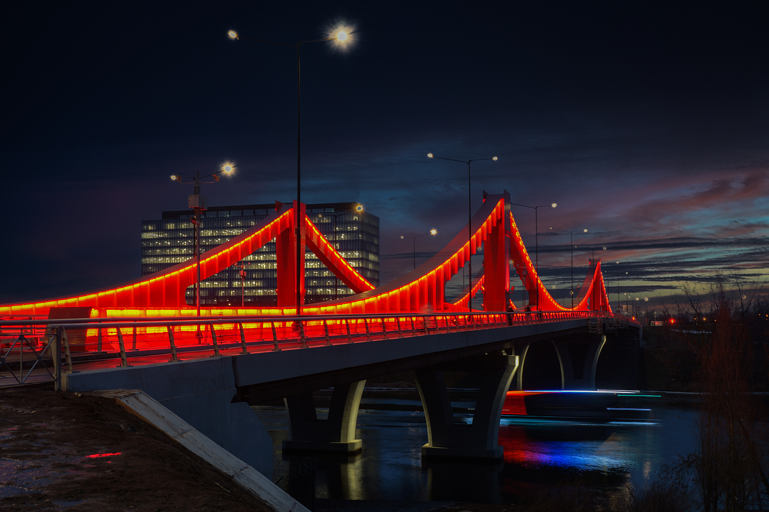 мост Мневники красный москва, Духанин Сергей