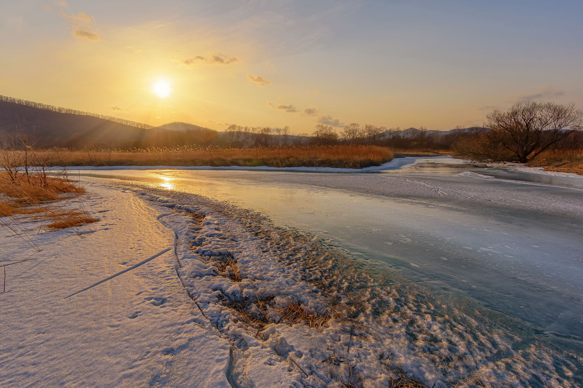 весна, закат, лидовка,  GeorgyPrimoretz