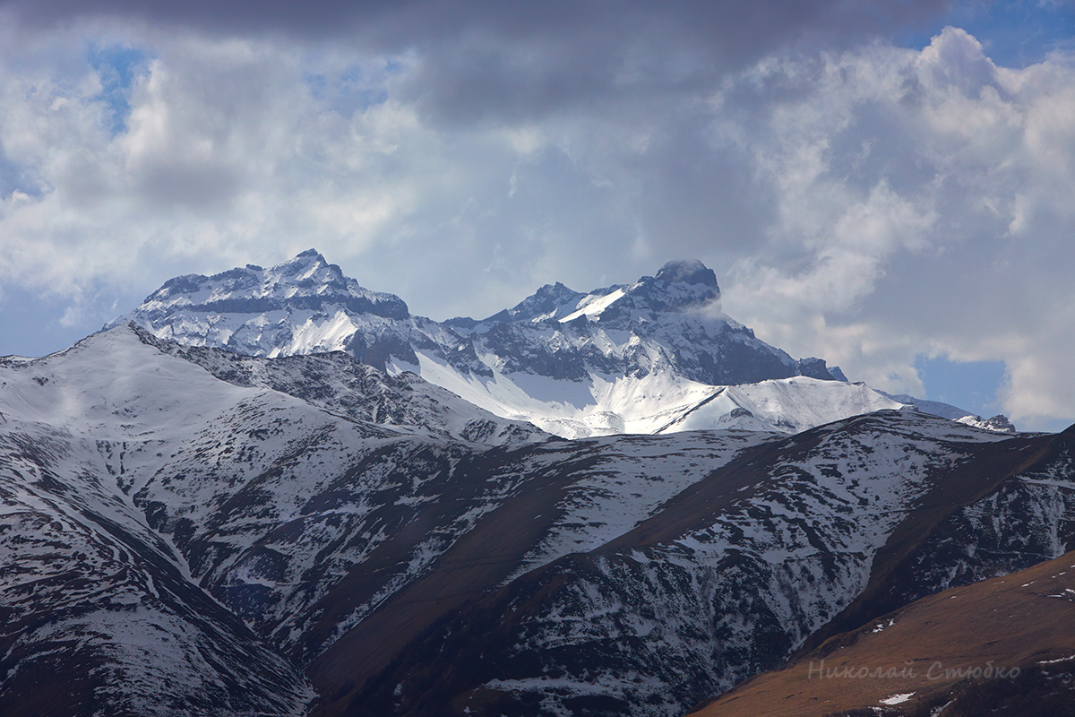 кавказ, горы, Николай Стюбко