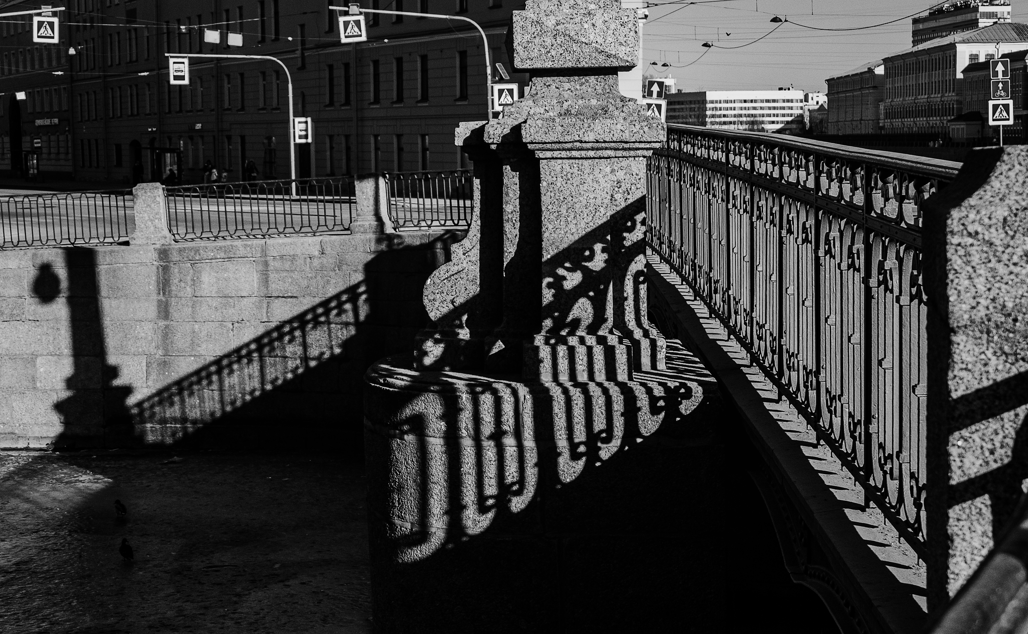 тень свет город чернобелое весна архитектура, Вавилова Елизавета