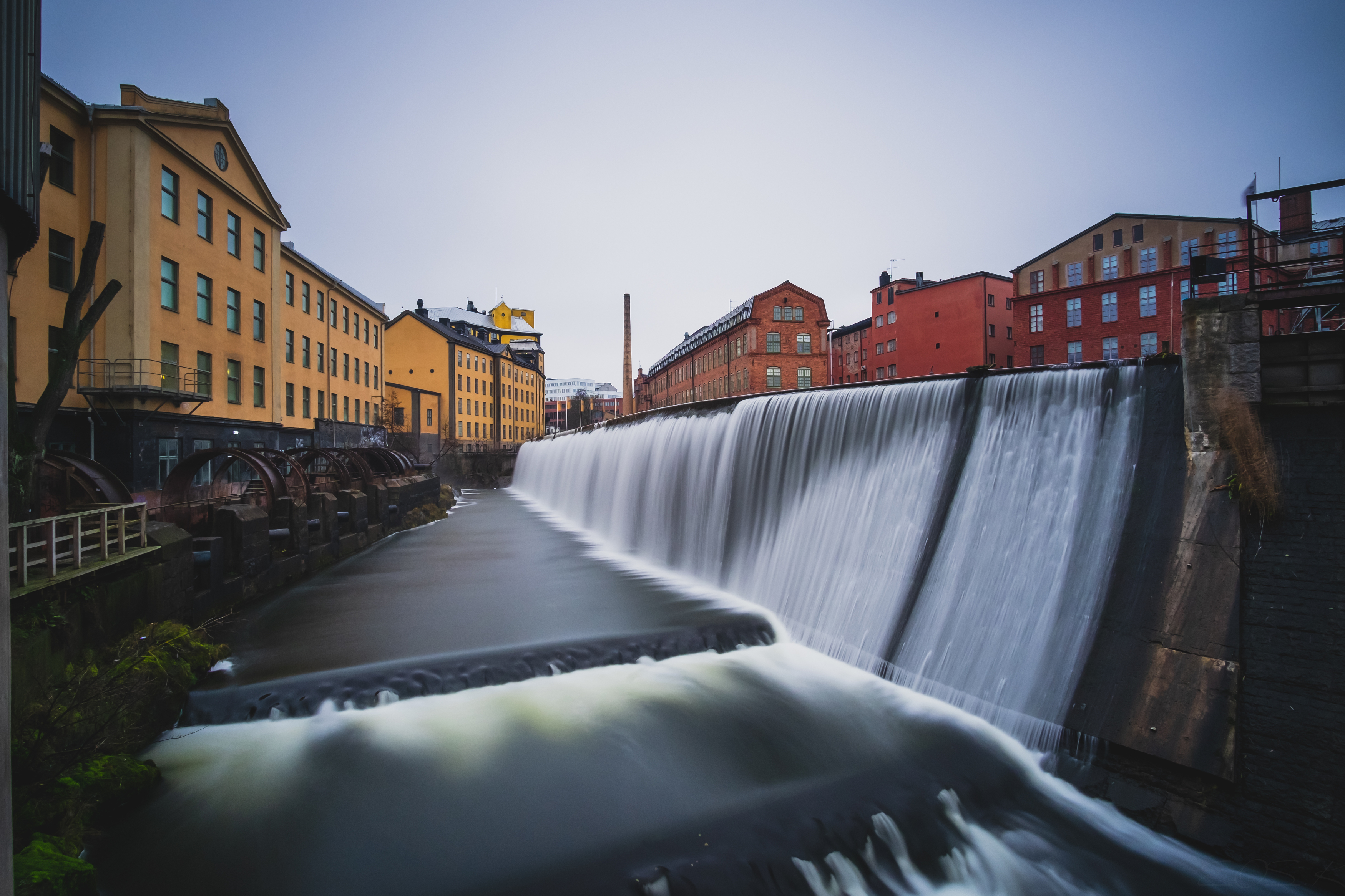 Швеция, водопад, вода, длинная выдержка, Soul