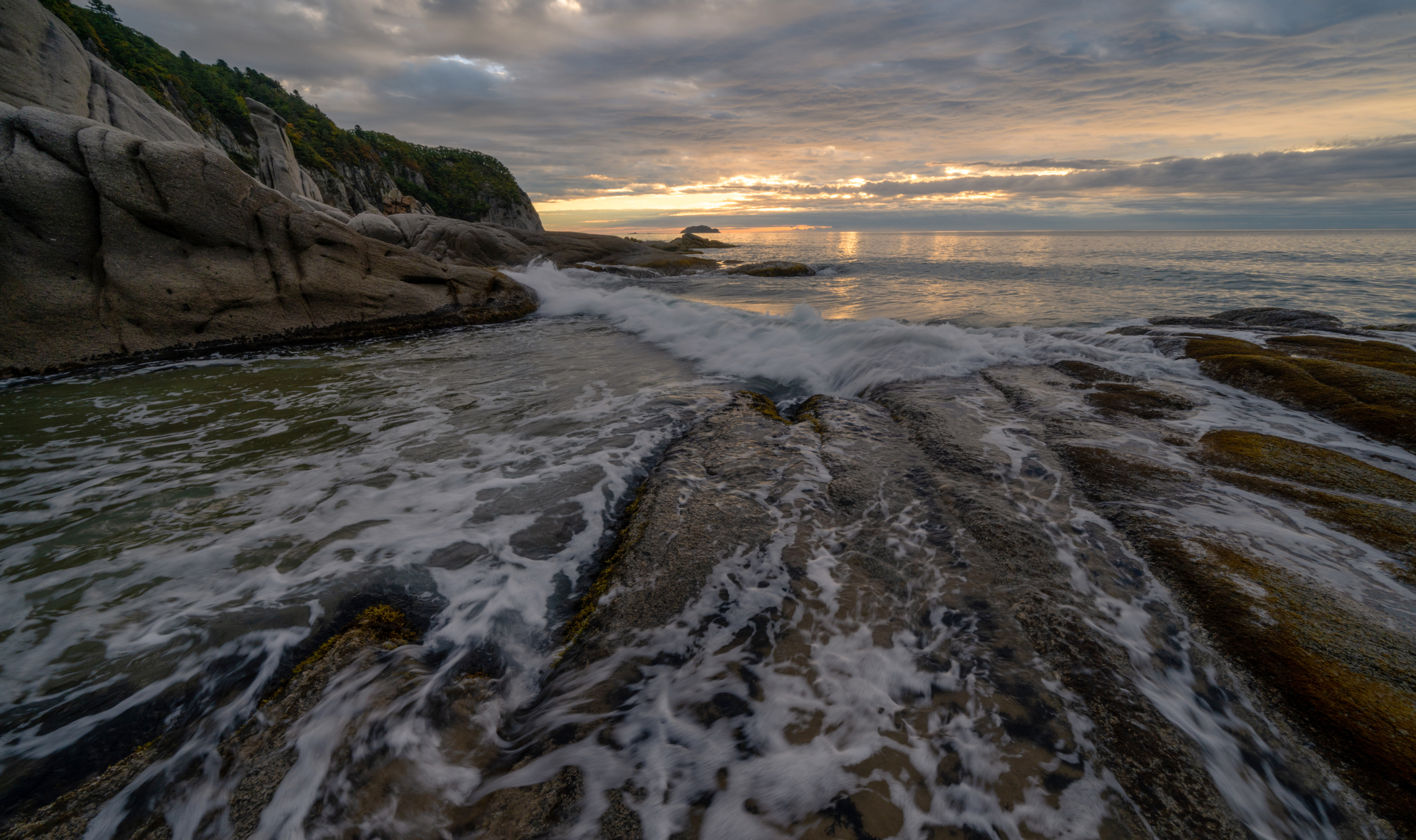Россия, Приморский край, Лазовский заповедник, бухта Тачингоуза, рассвет, , Гаврилов Юрий