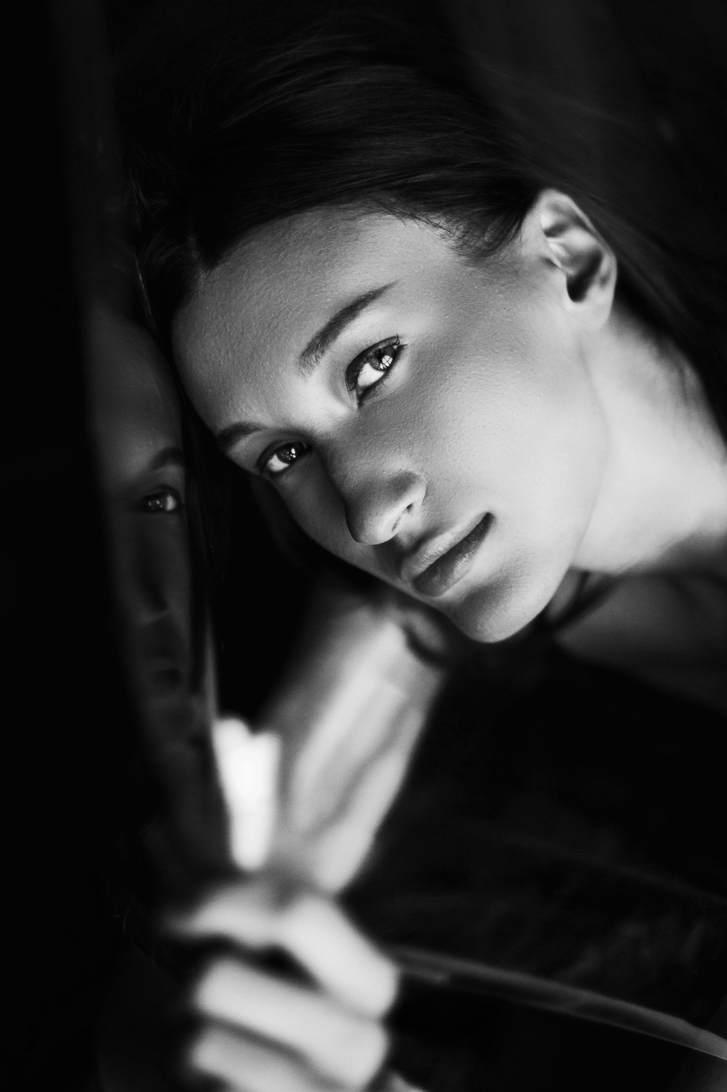 женский портрет в студии, Ольга Ажакина