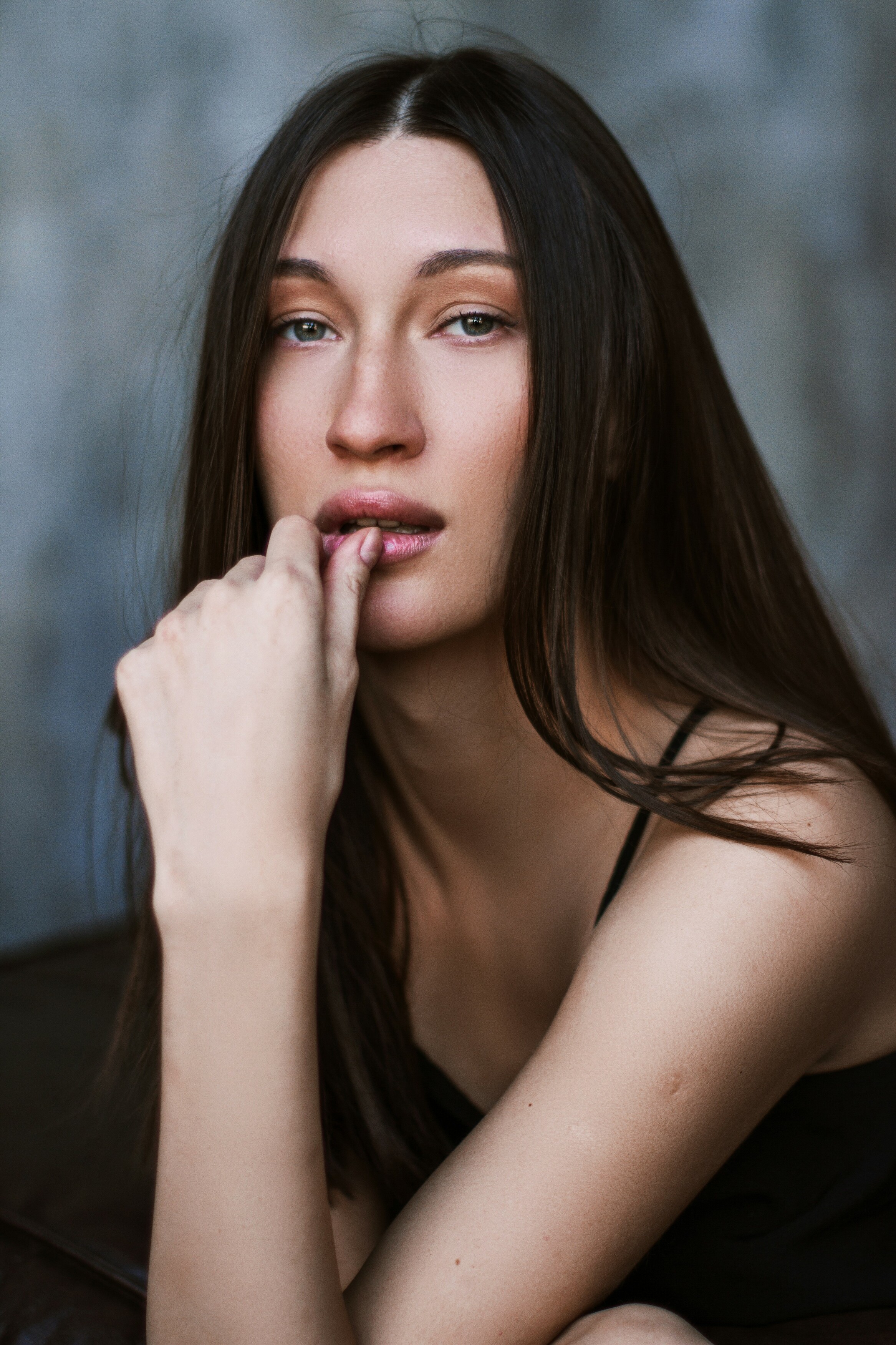 женский портрет в студии, Ольга Ажакина