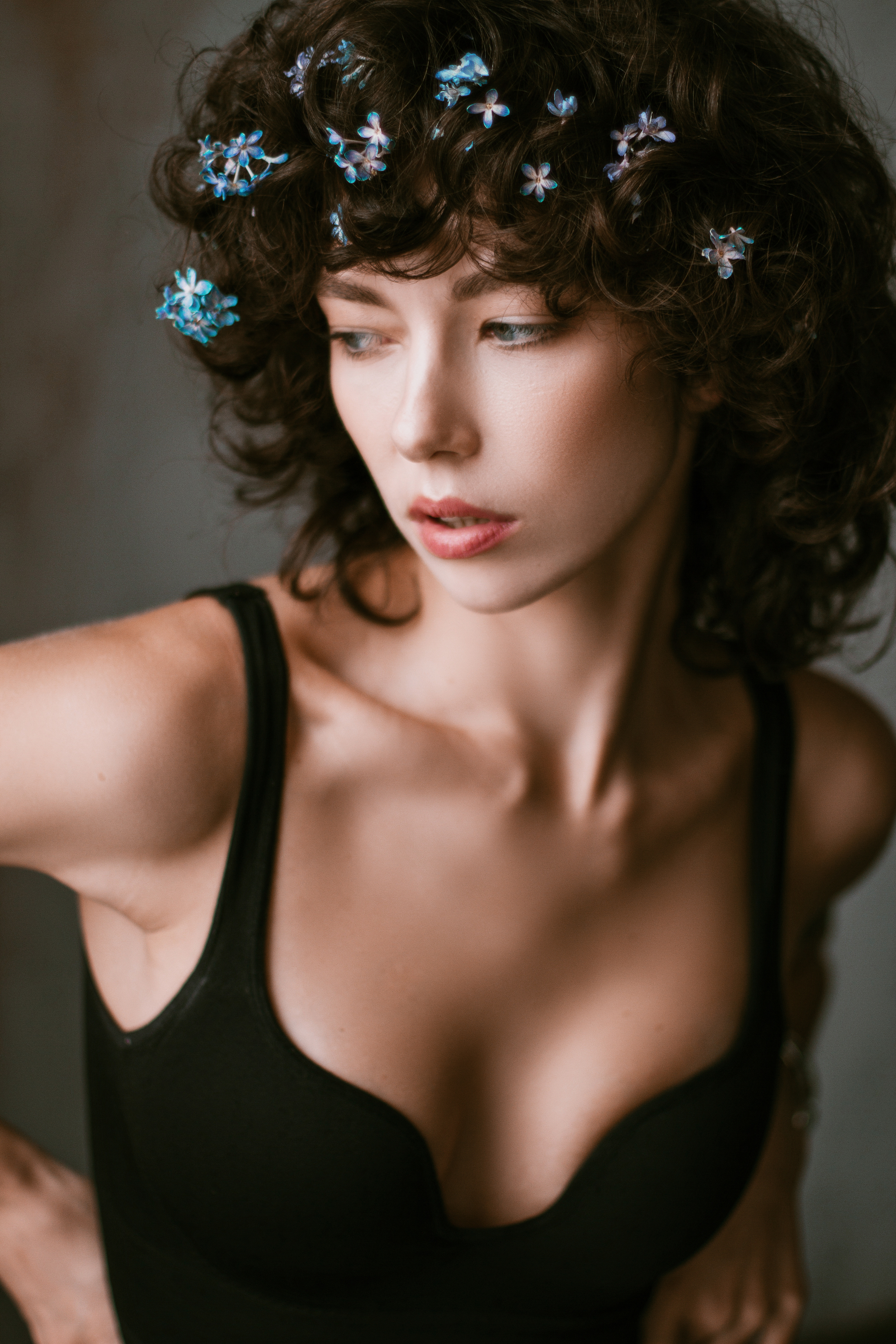 женский, портрет, в, студии, Ольга Ажакина