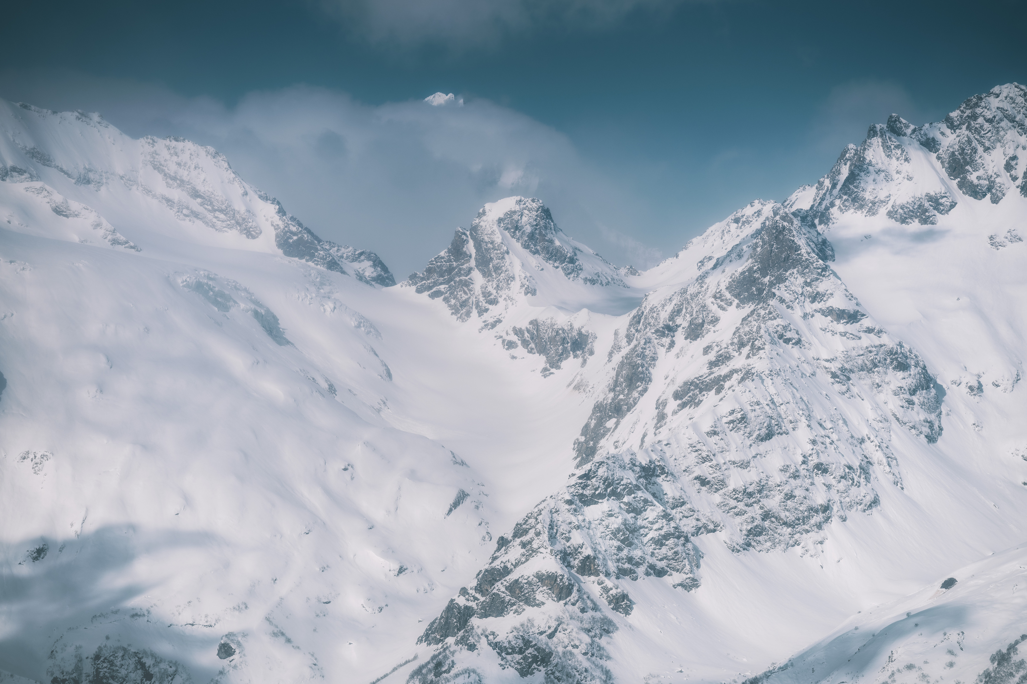 dombay, caucasus, rock, landscape, peak, nature, mountains, glacier, hiking,, Бугримов Егор