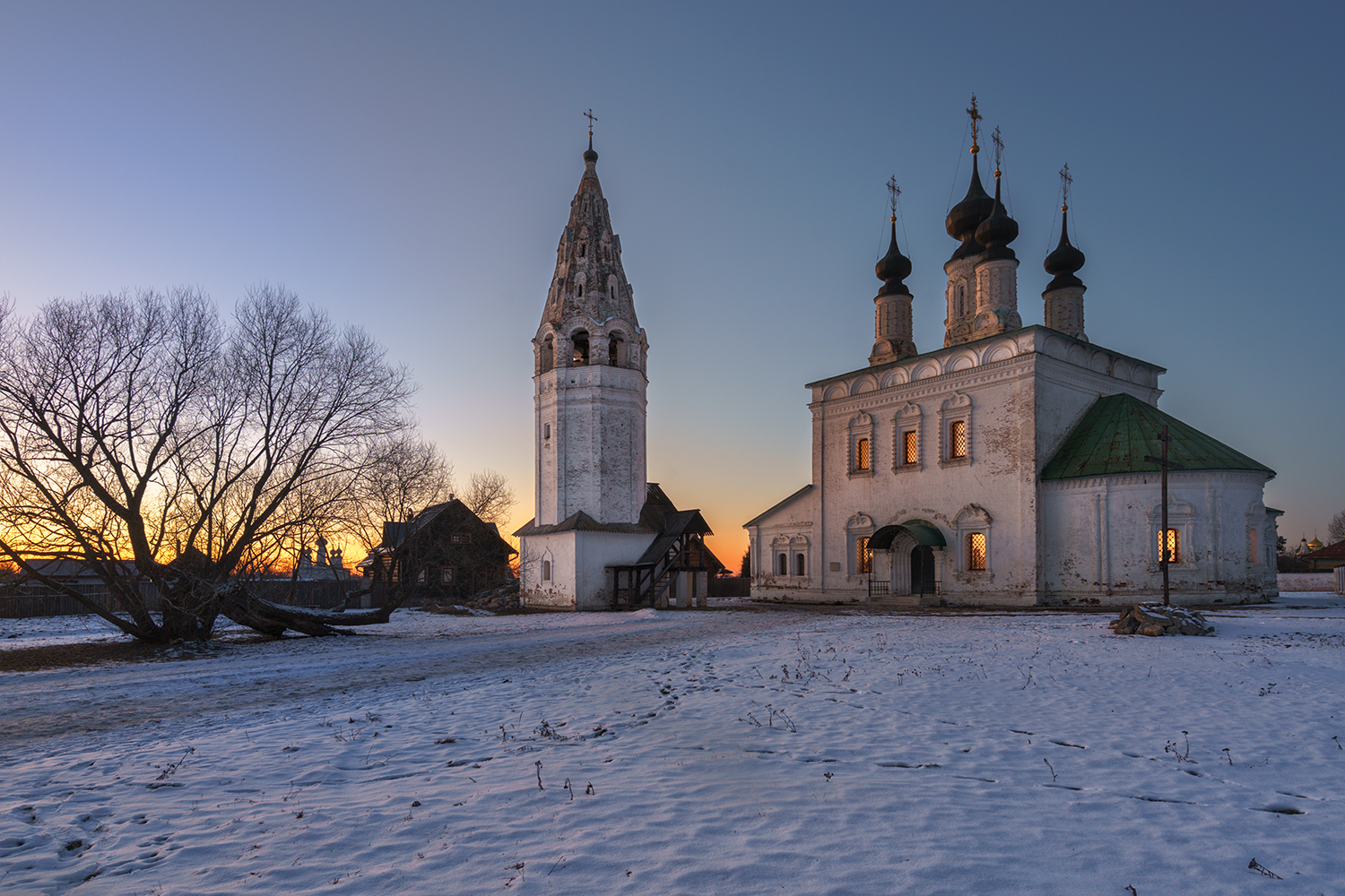 Россия,Суздаль, закат,город, архитектура, Лариса Дука