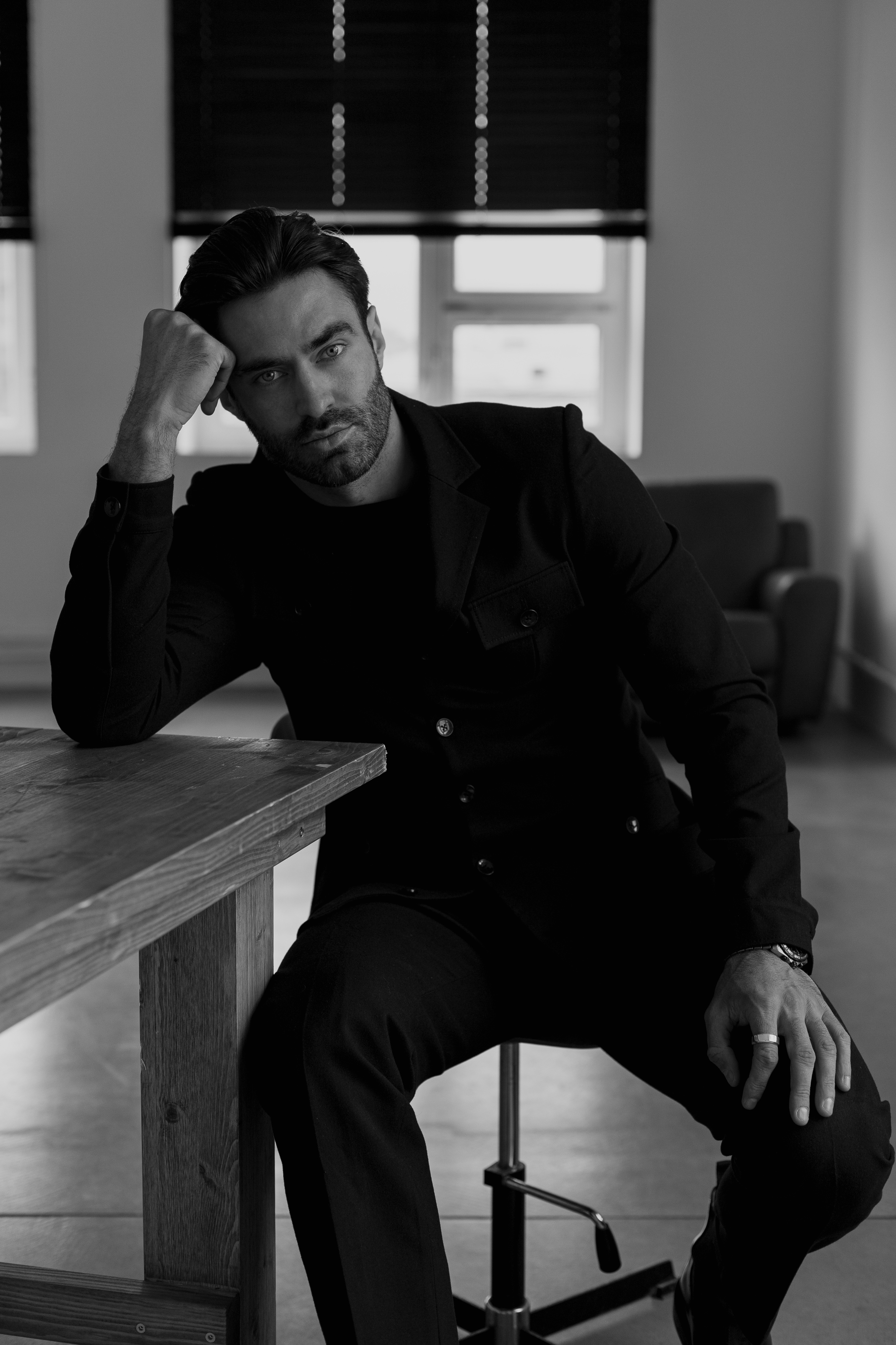 мужской портрет, мужчина, мужская съемка, мужской портрет, black and white, male, men, актер, модель, Брагида Ольга