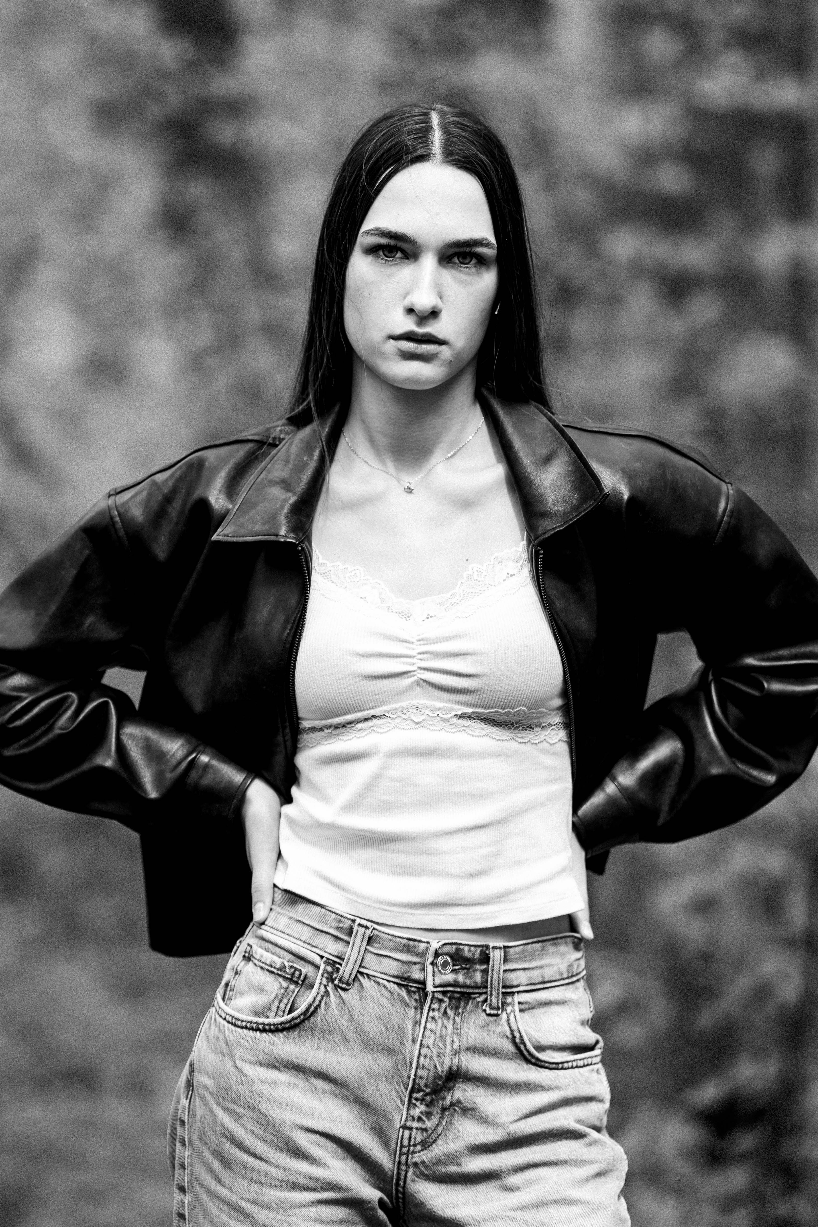 girl, portrait, black and white, lithuanian, vilnius, Балезин Евгений