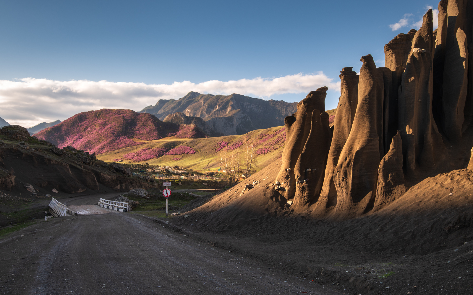 алтай, горный алтай, пейзажи алтая, онгудайский район, столбы выветривания, весна, горы, весенний алтай, маральник, Рубан Елена
