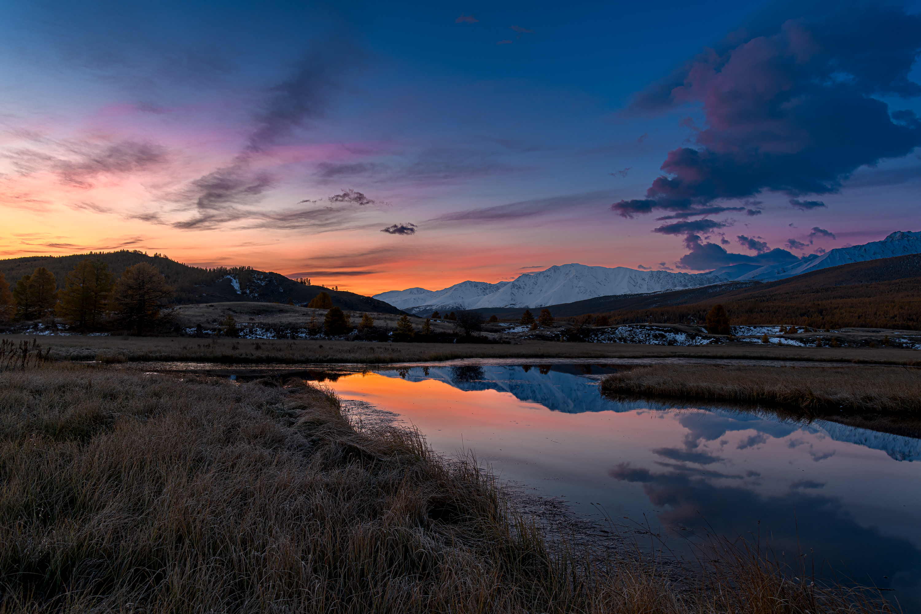 осень, горы, горный алтай, озеро, Юрий Матвеев