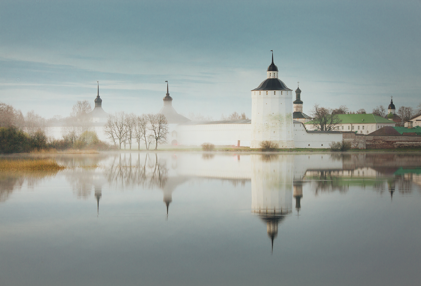 кириллов, монастырь, озеро, туман, Колтакова Наталия