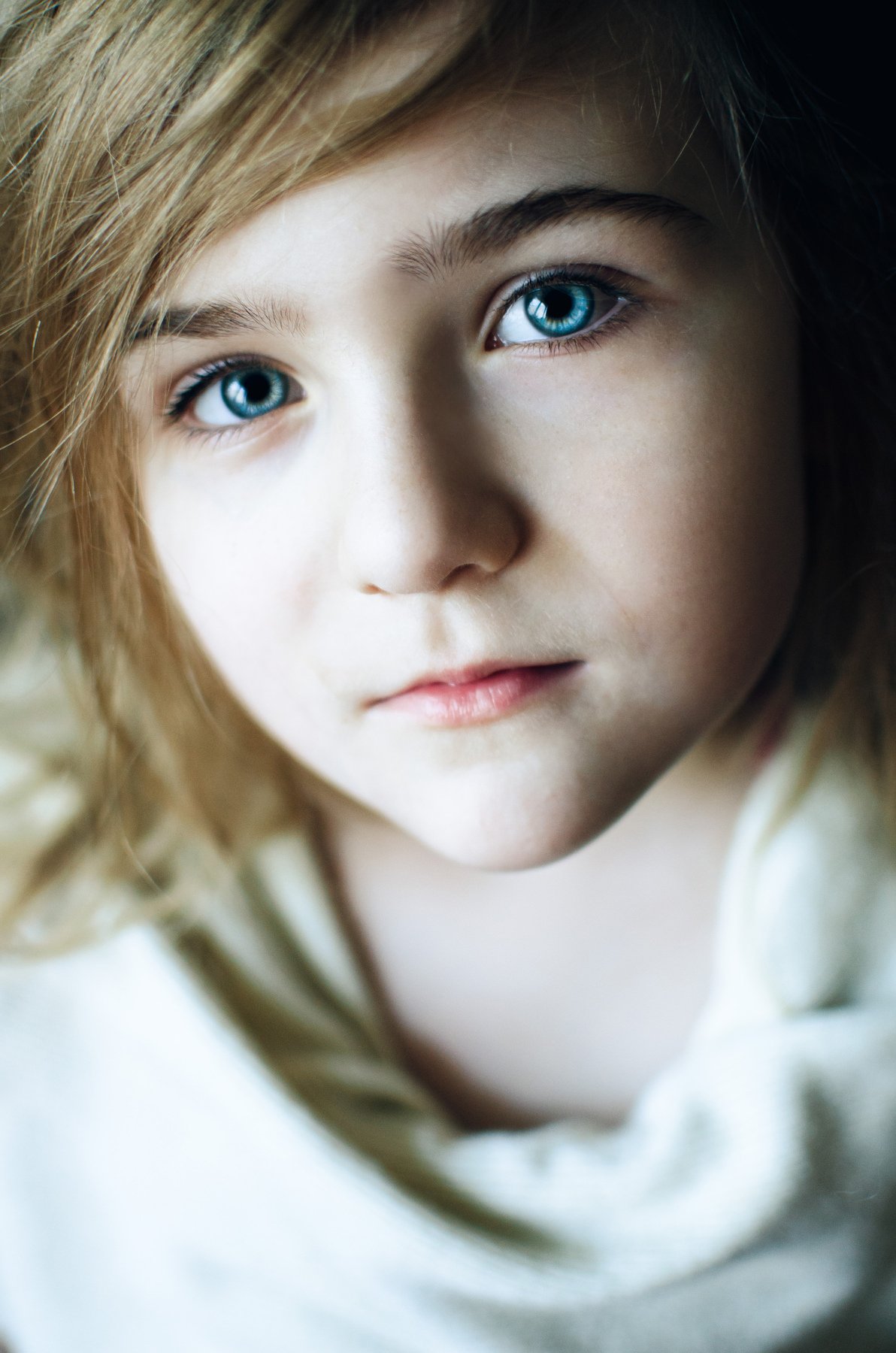 портрет, ребенок, глаза, Юлия Булыня