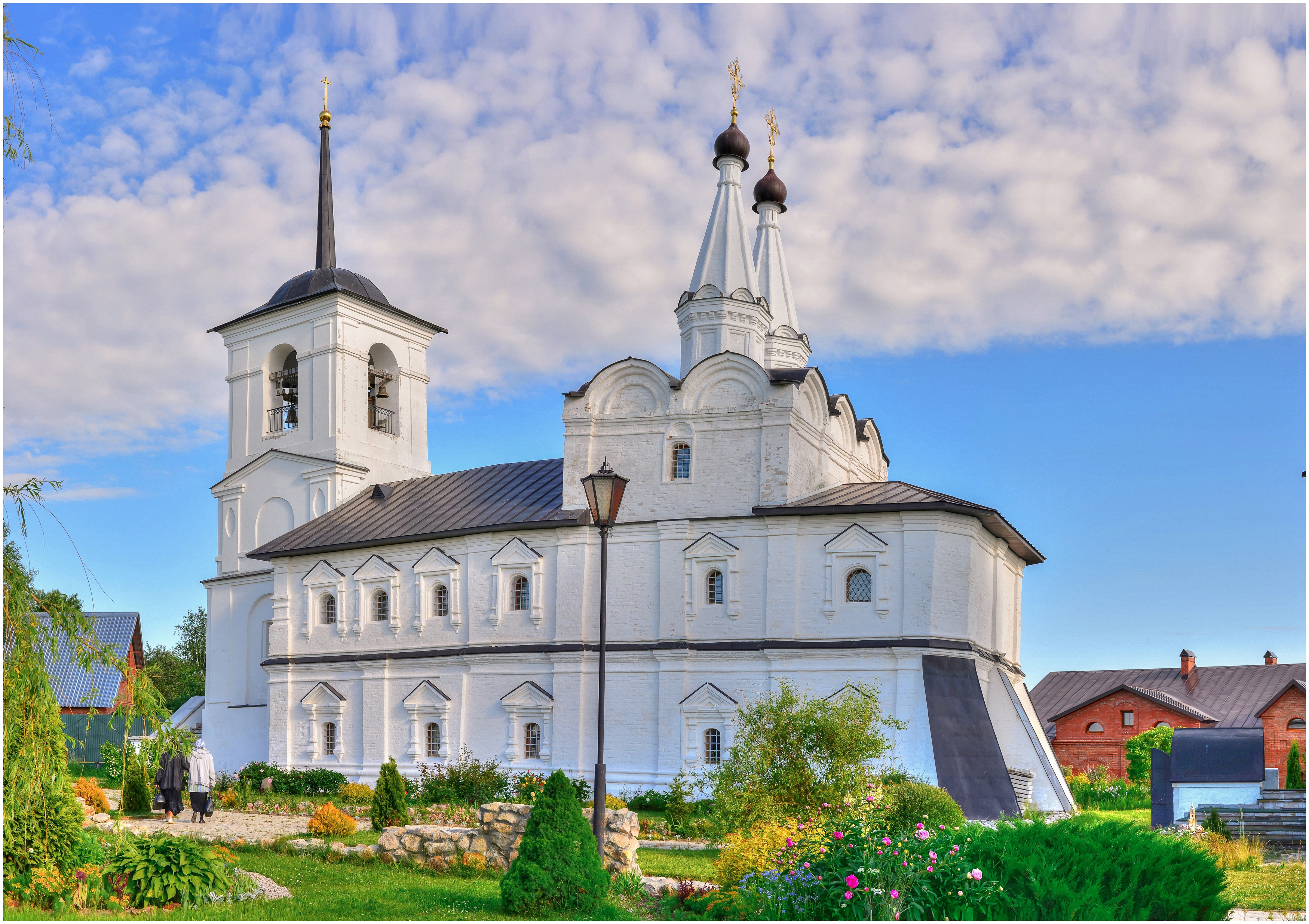 калужская область, калуга, россия, архитектура, православный храм, церковь, спас, пейзаж, лето, панорама, Лидия Киприч