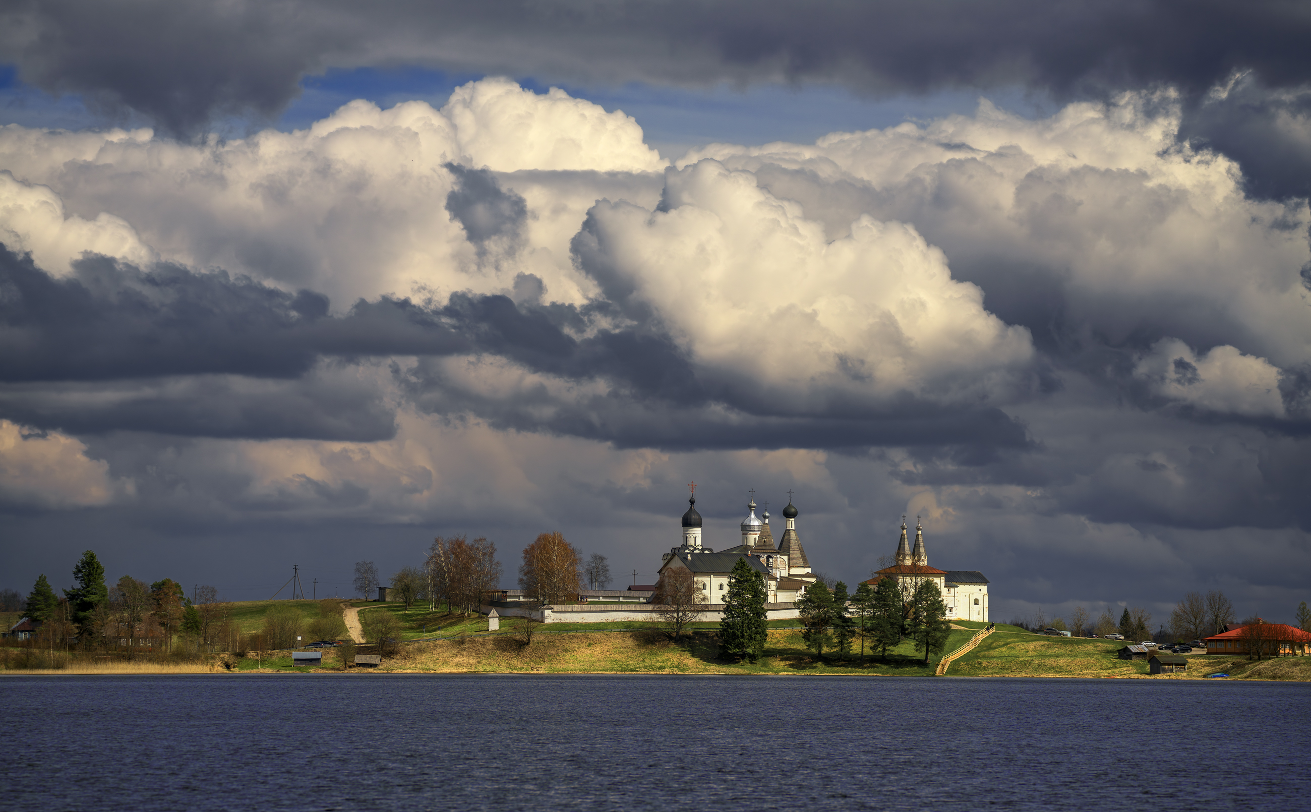 ферапонтово, облака, май, весна, Олег Зверев