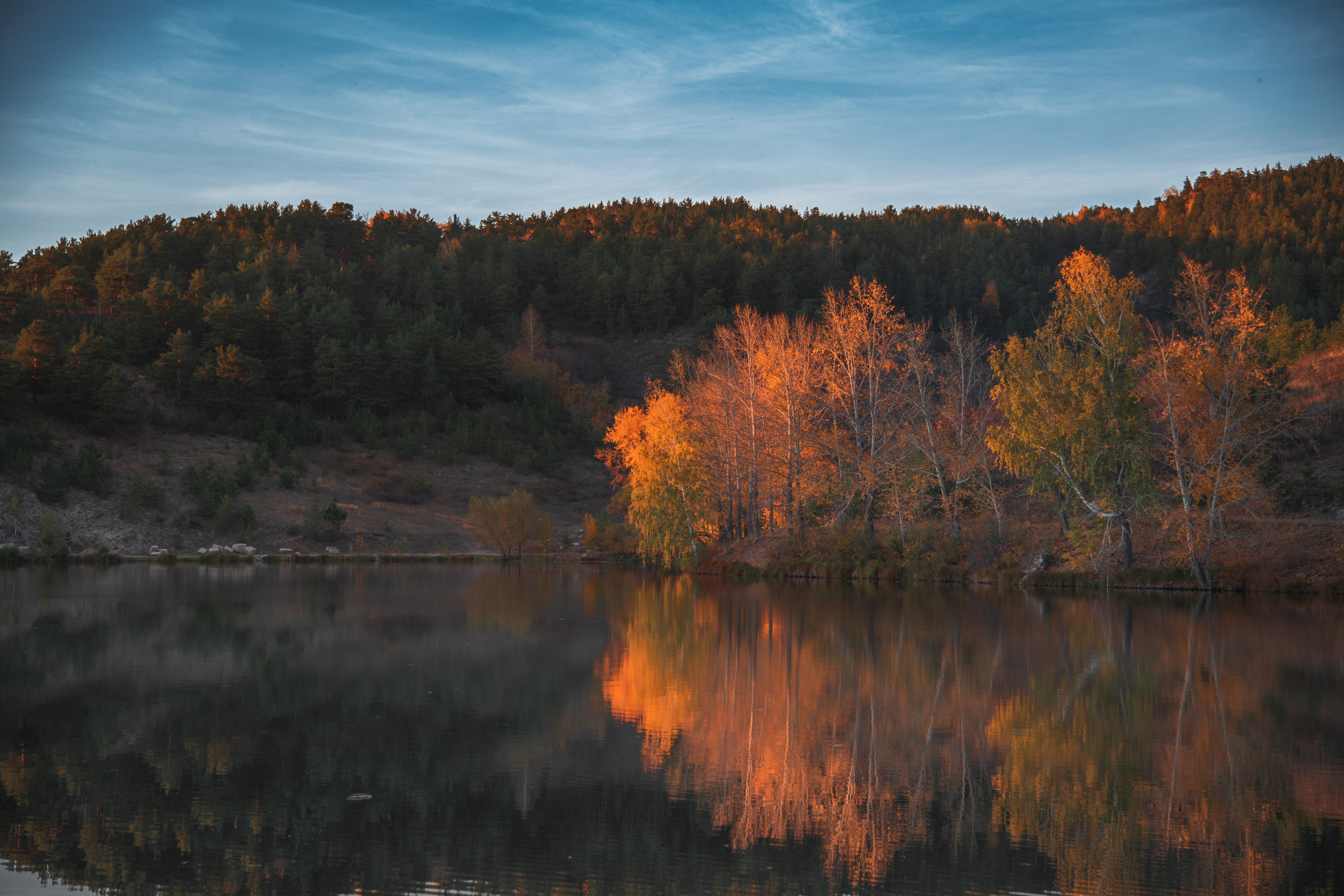 Осень, лес, озеро, Denis Koshkin