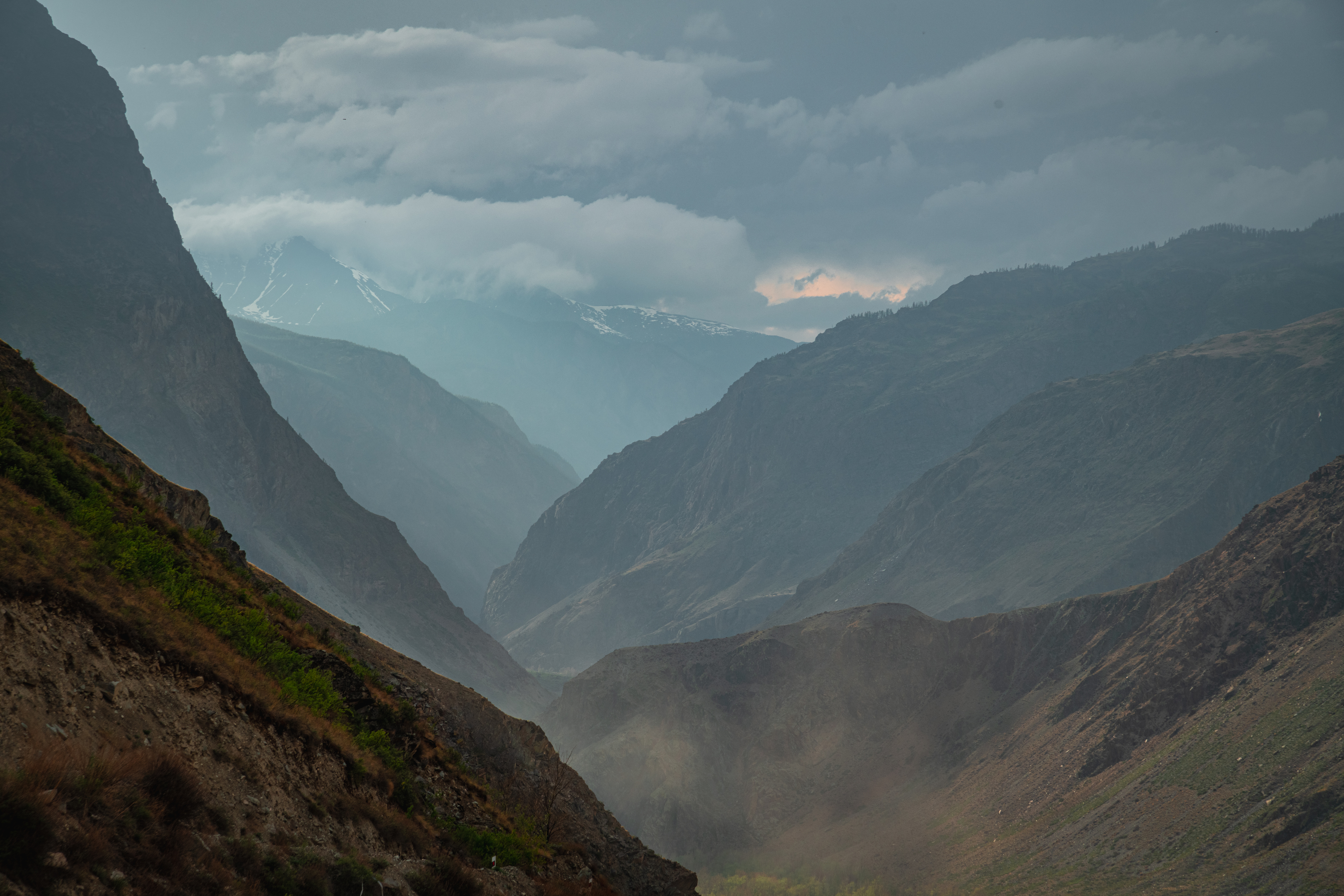горы, Алтай, весна, облака, Denis Koshkin