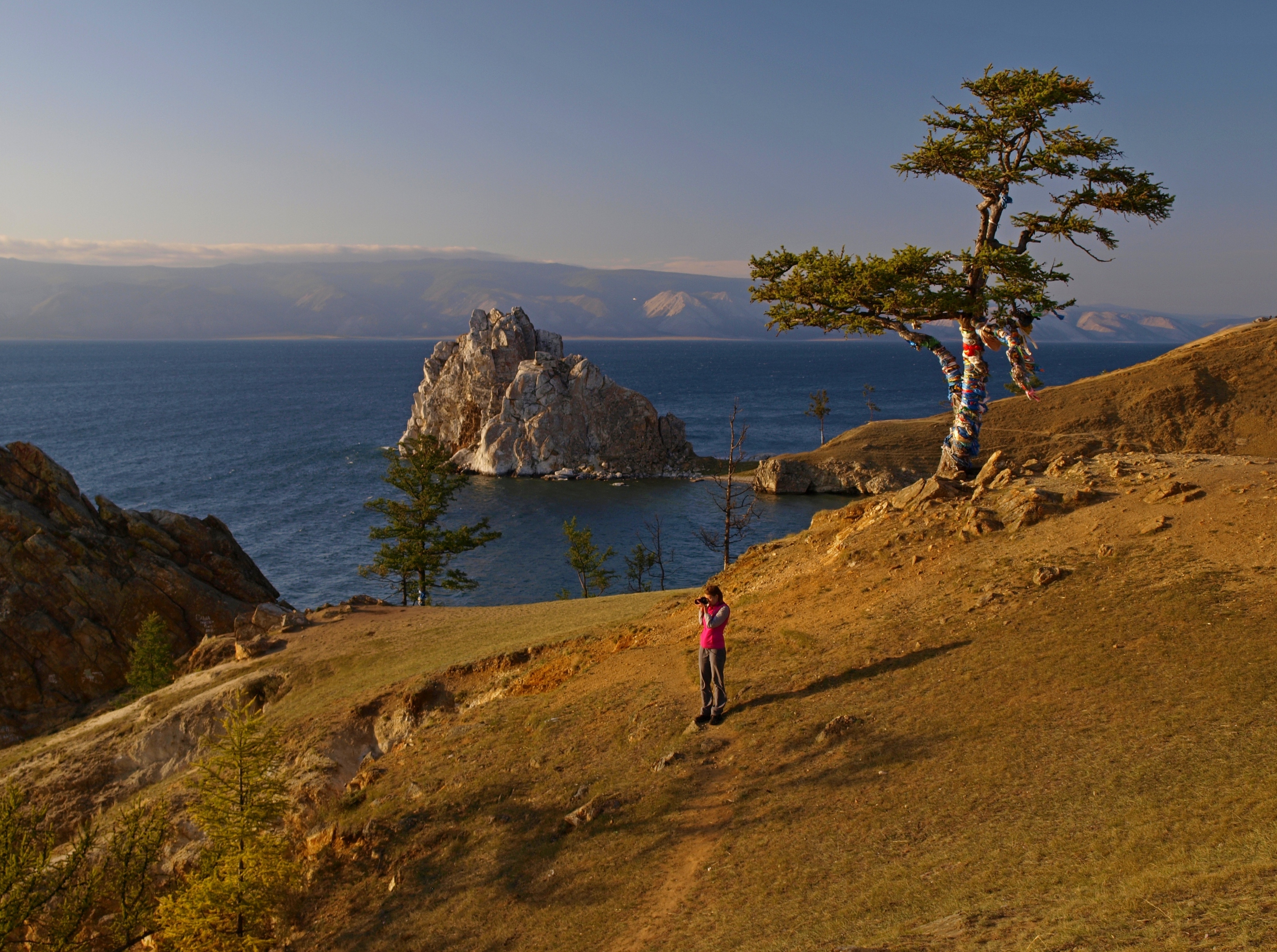 горы озеро пейзаж облака отражение утро весна, Мурзинов Виктор