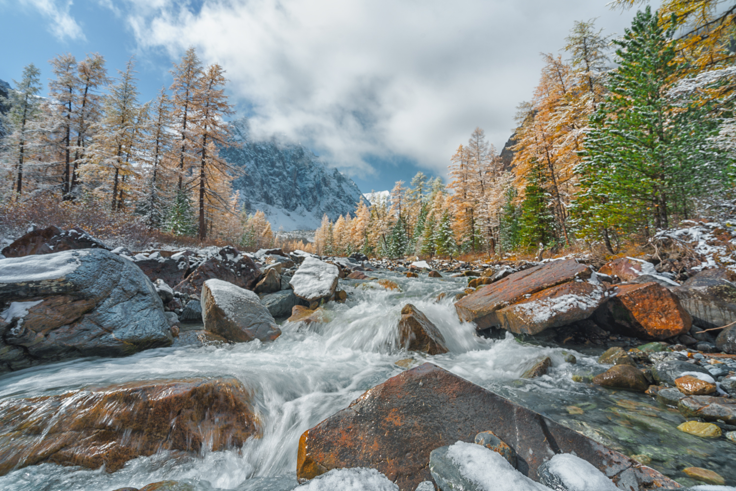 Россия, Алтай,пейзаж, река, природа, Актру, Лариса Дука