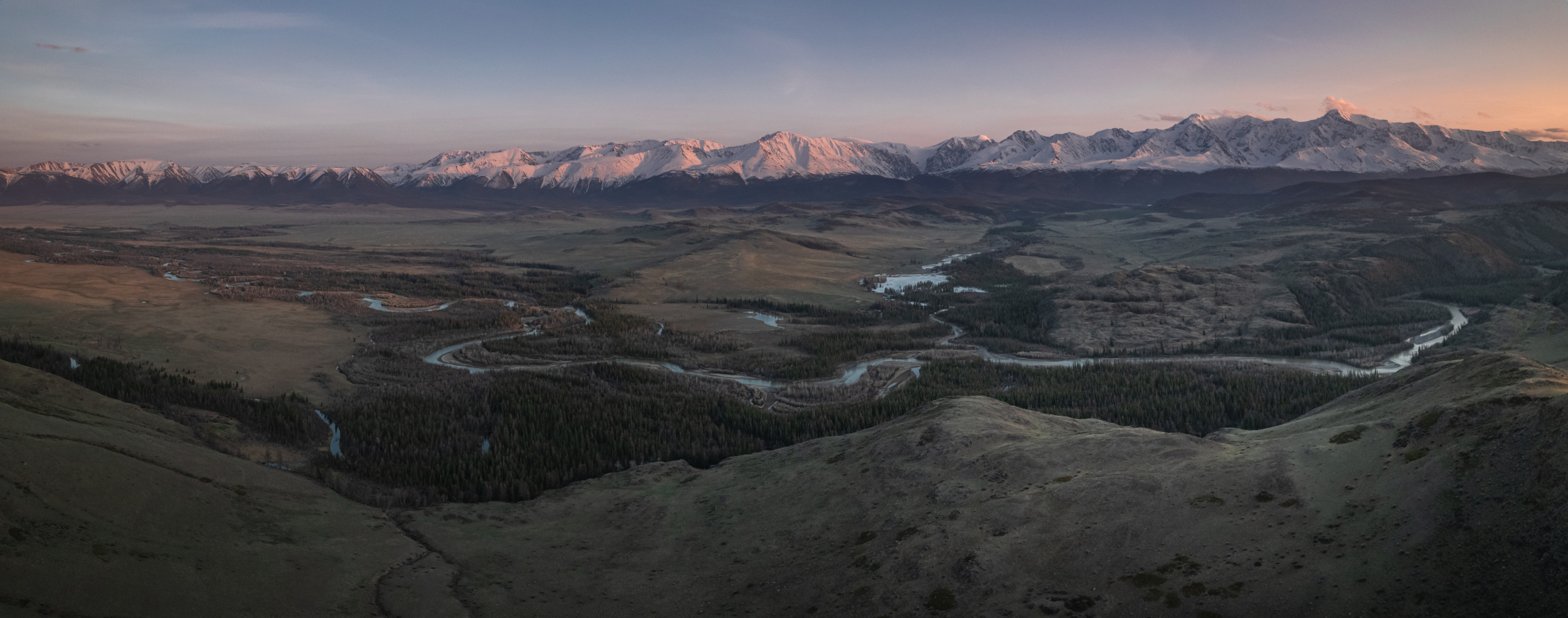 горы, Алтай, река, лес, Denis Koshkin
