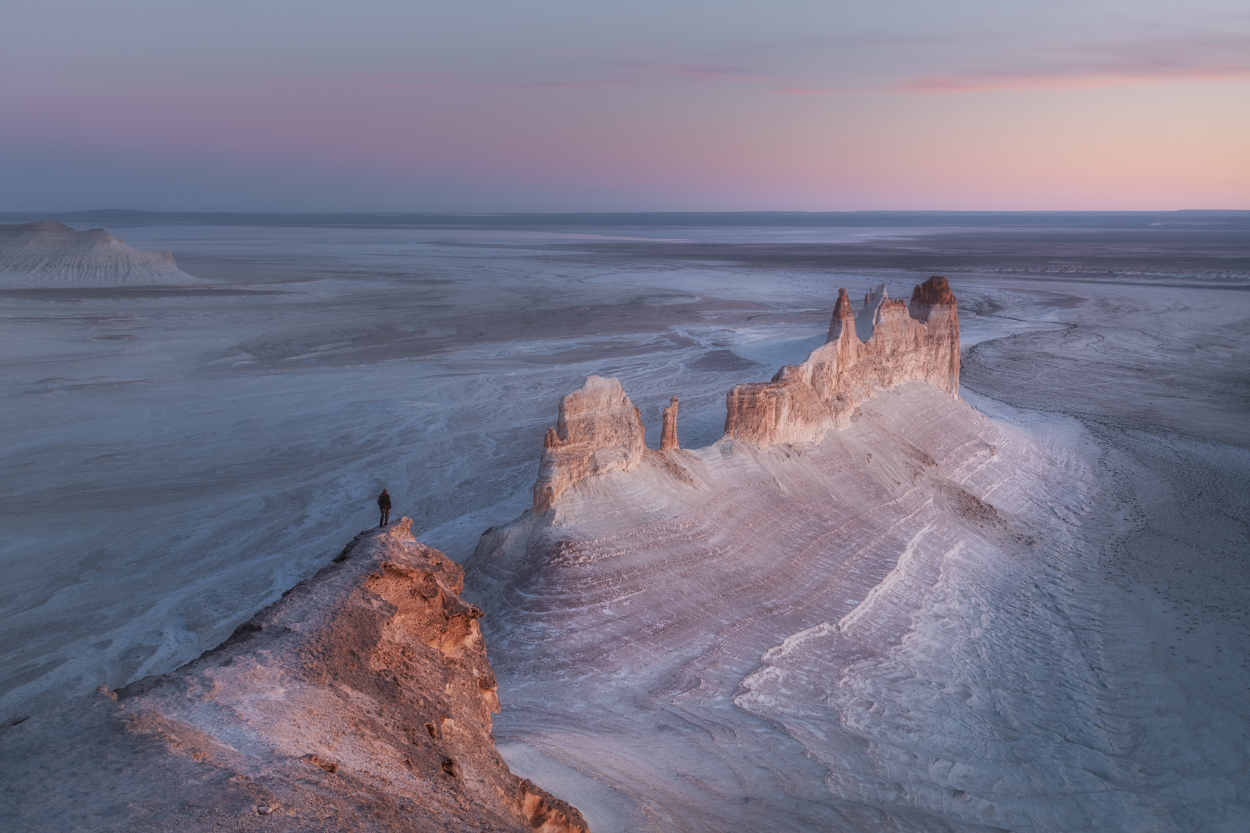Казахстан Мангистау Мангышлак Босжира плато_Устюрт закат вечер, Шишкин Дмитрий