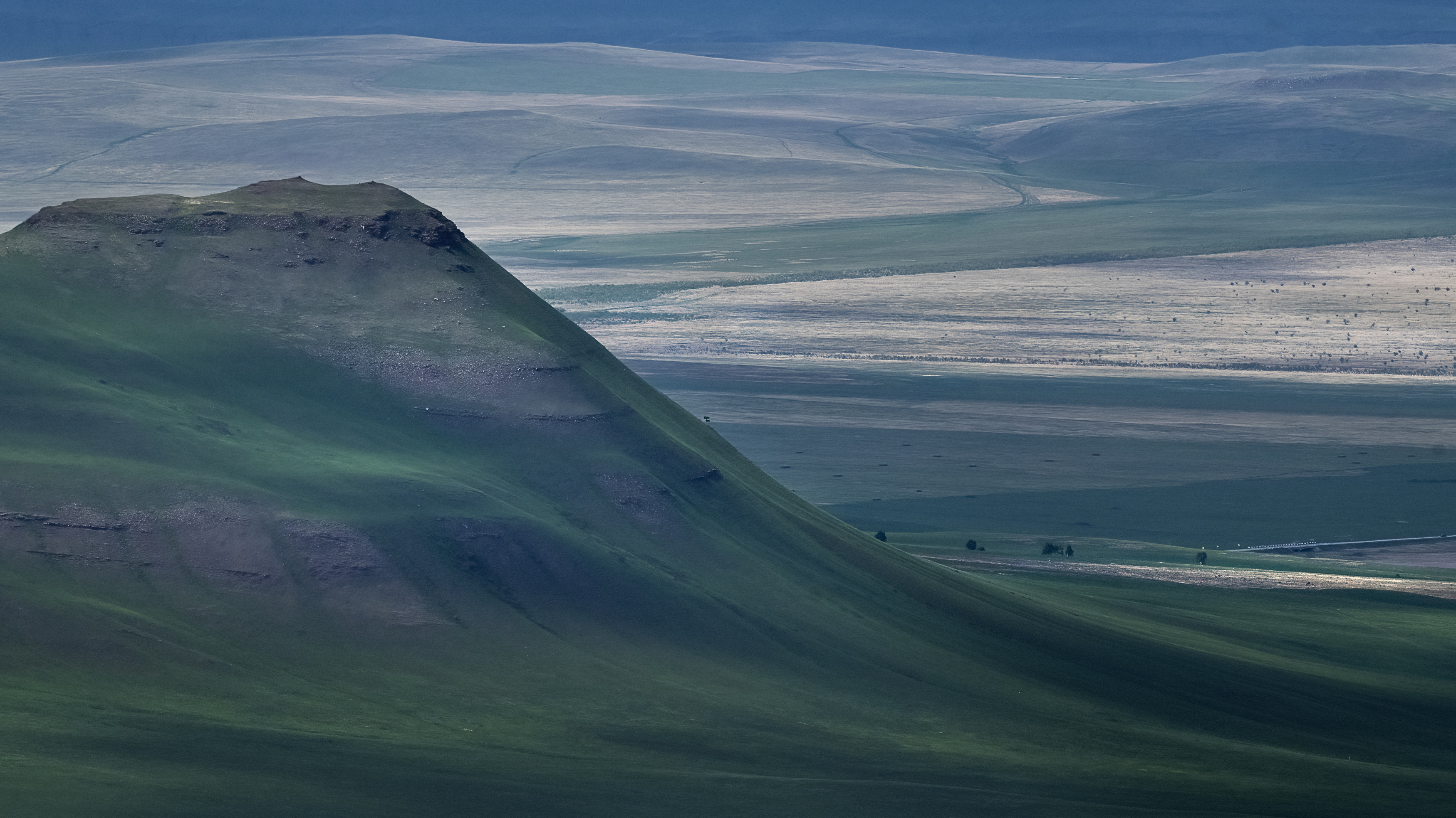 хакасия, сопки, пейзаж, сарагаш, вид с горы варча, Андреева Светлана
